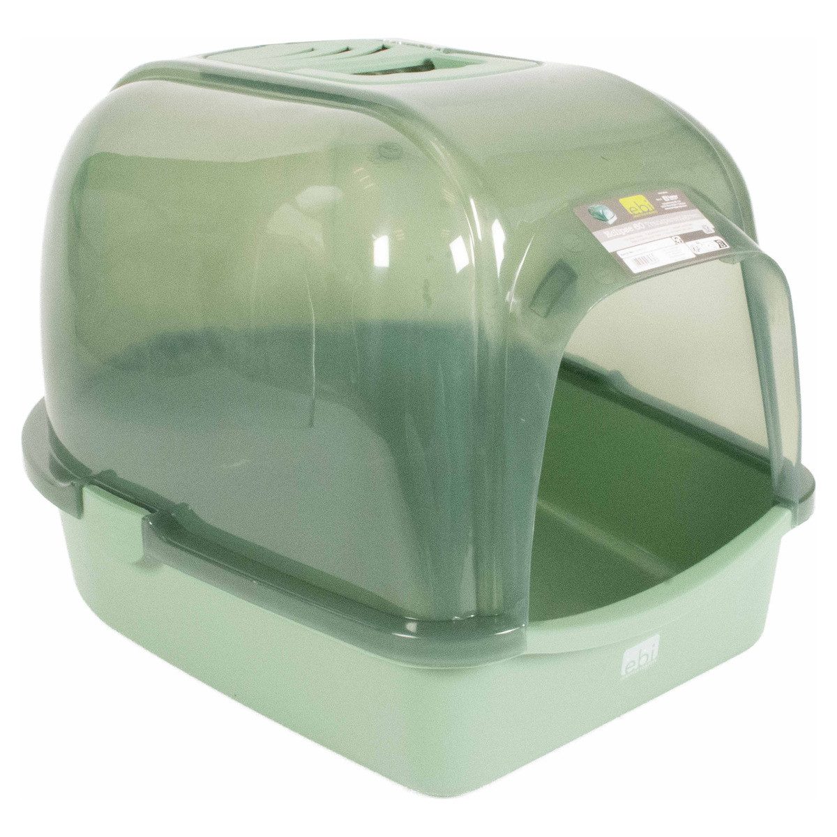 Europet-Bernina Katzentoilette Katzentoilette Eclipse transparent/grün