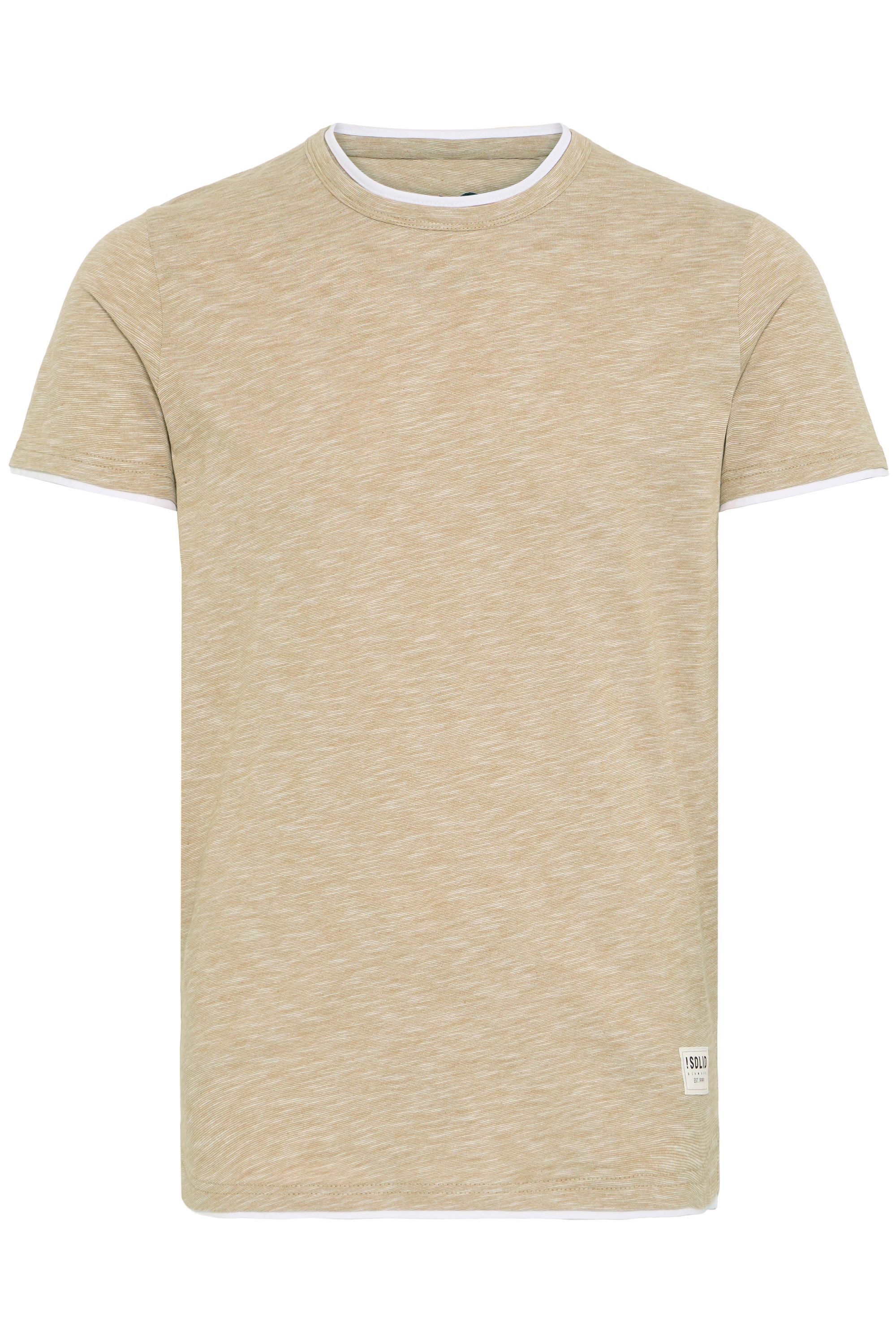 !Solid Rundhalsshirt SDRigos Kurzarmshirt mit farblich günstig online kaufen