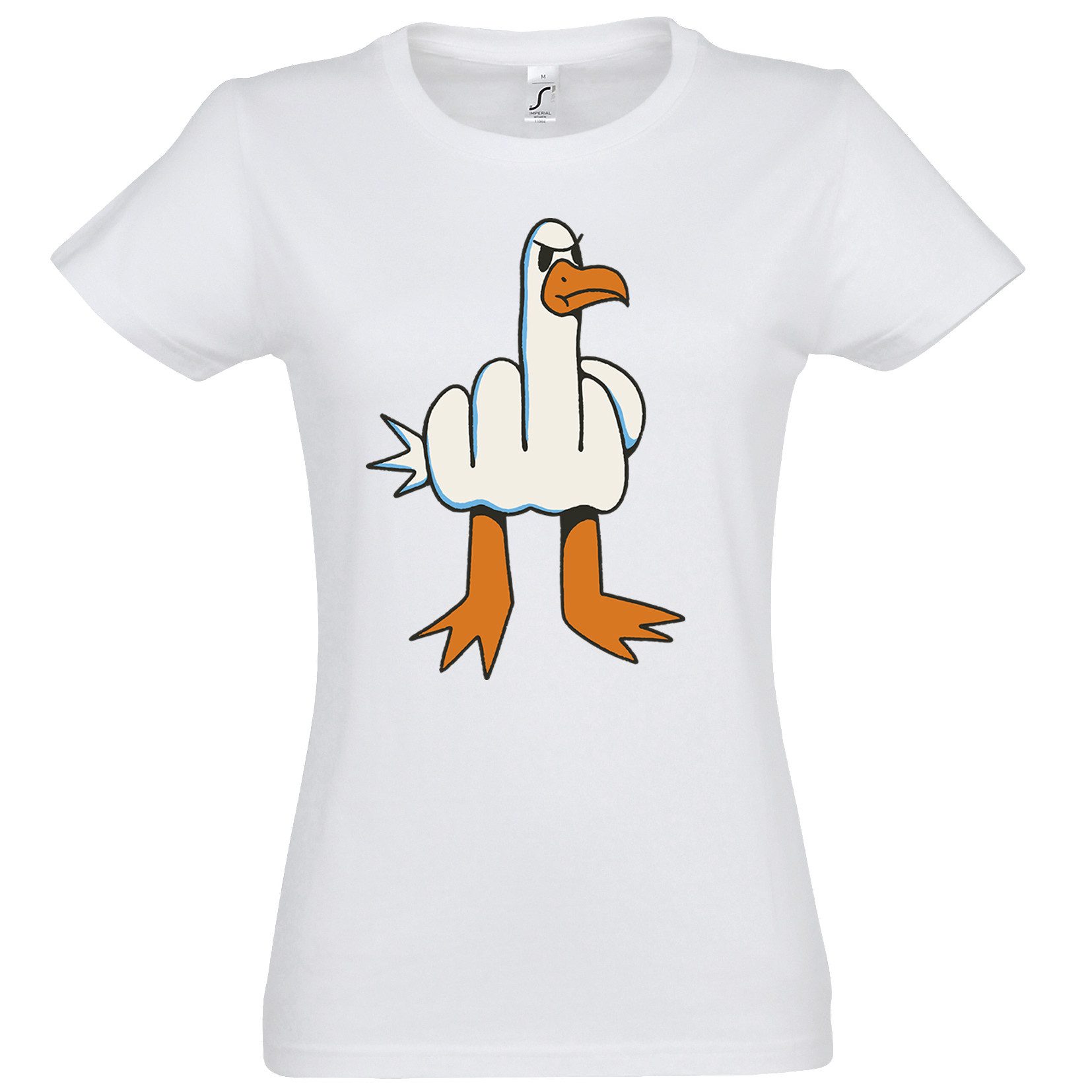 Youth Designz Print-Shirt Möwe Finger Damen günstig online kaufen