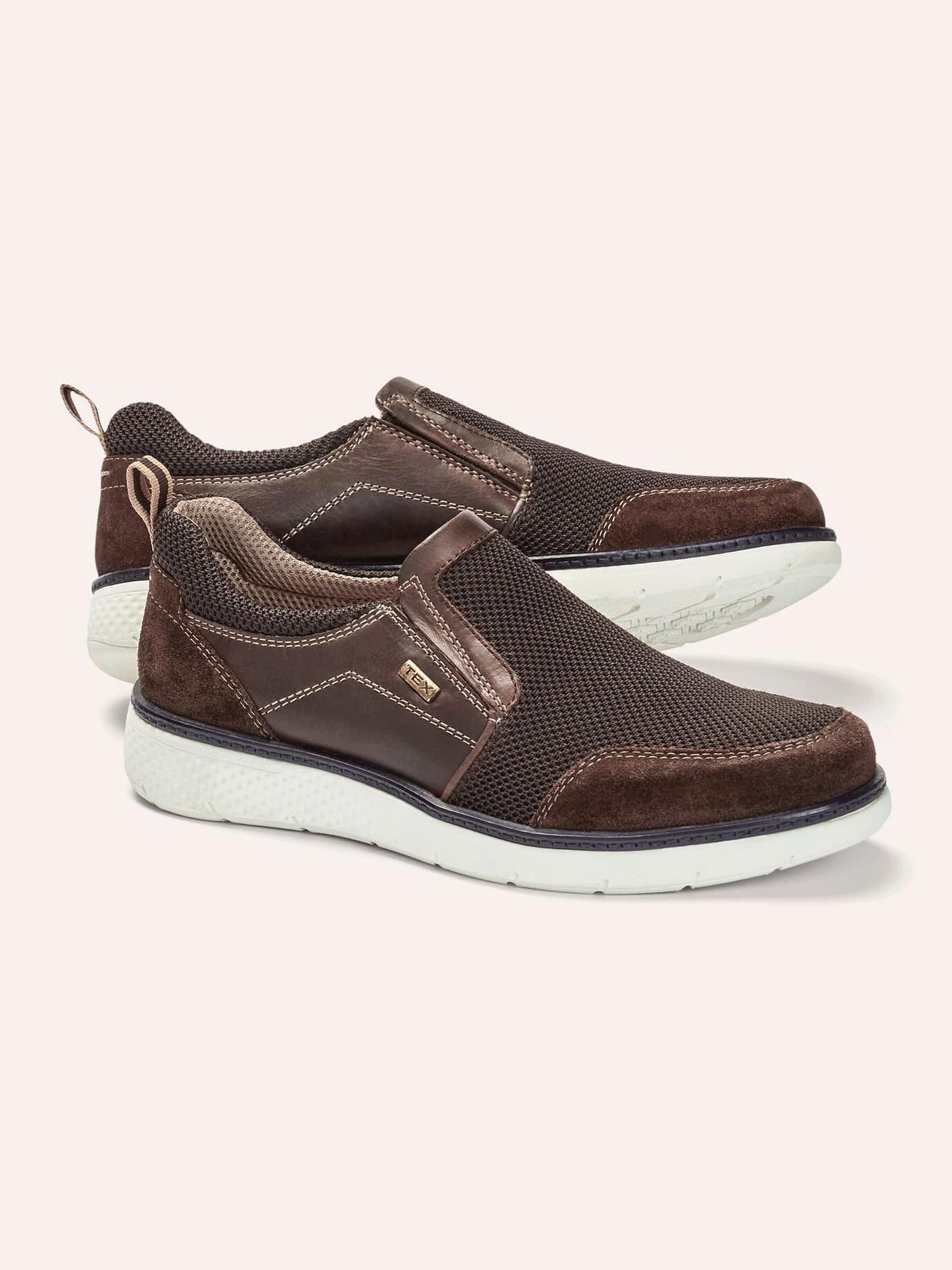 Walbusch Herren Aquastop leicht-Slipper atmungsaktiv wasserdichte Schuhe Slipper Ultraleichtes Design, herausnehmbare Decksohle, bequeme Weite G