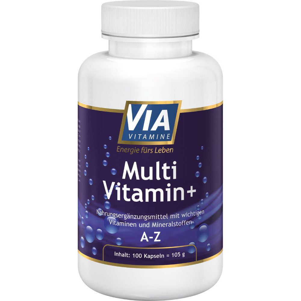 Via Vitamine Multivitamin + Mineralien A-Z 100 Kapseln Kapsel, 100 St., 105 g