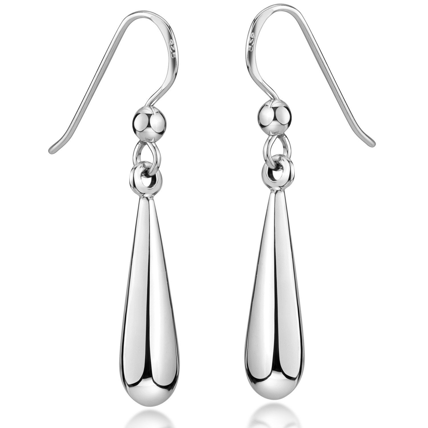 Materia Paar Ohrhaken Tropfen Ohrhänger Pendel Hochglanz SO-4, 925 Sterling günstig online kaufen