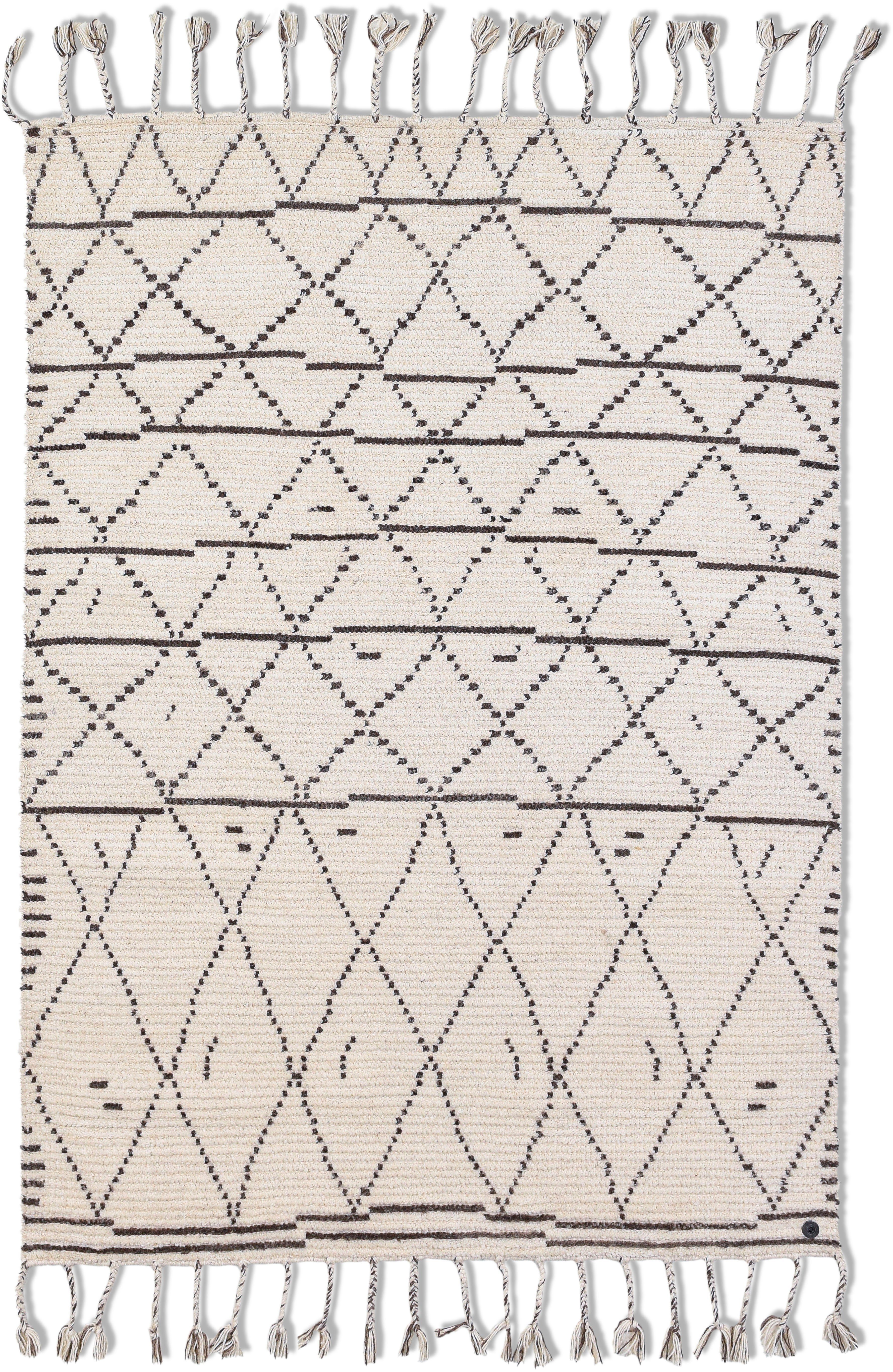 TOM TAILOR HOME Teppich Nomad, rechteckig, Höhe: 5 mm, handgewebt, mit Fransen, Boho-Style. Reduzierter Preis € 116,39. Unverbindliche Preisempfehlung € 159,00