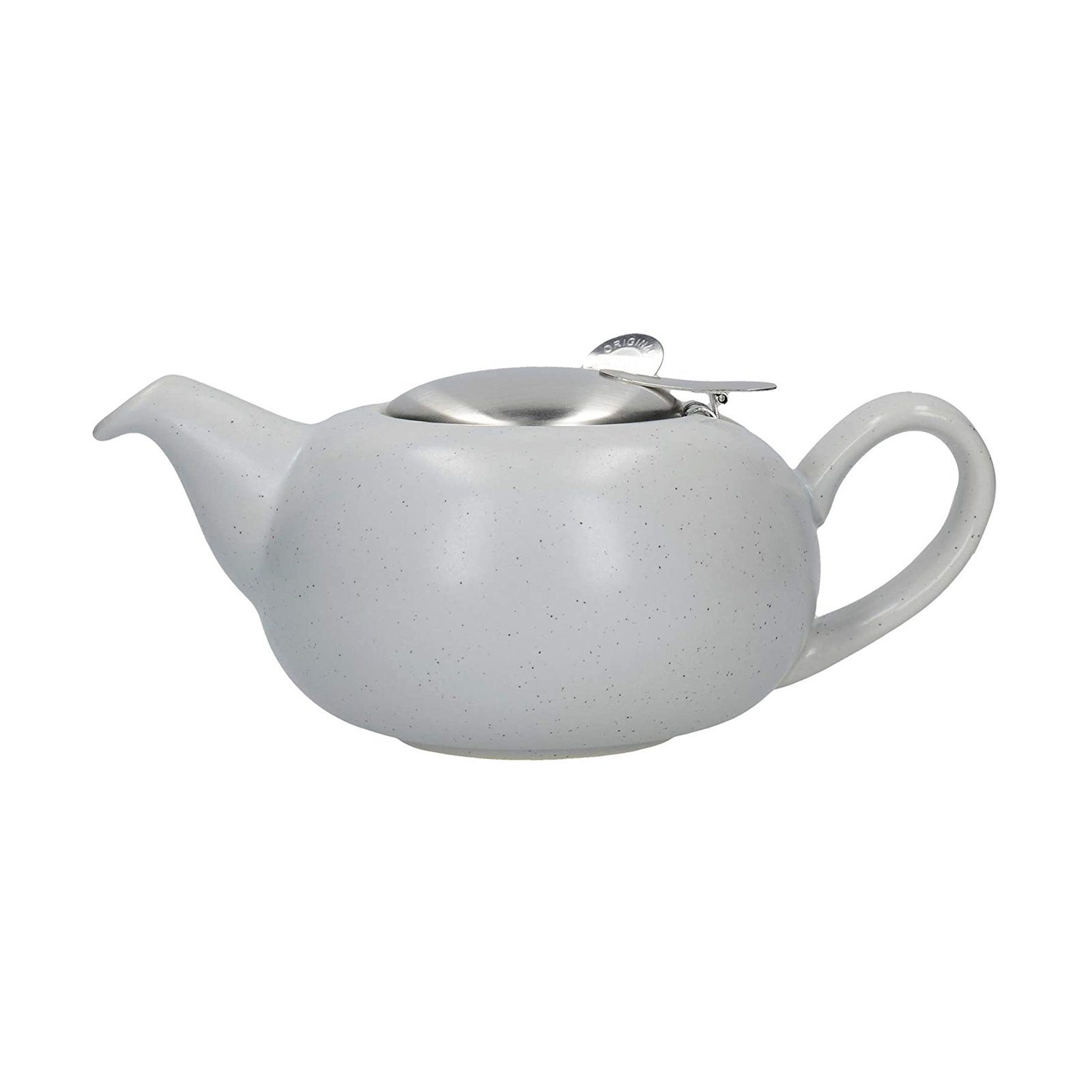 Matt Tassen, 2 Keramik/Edelstahlsieb, Neuetischkultur Teekanne 0.5 Hellgrau l für Teekanne,