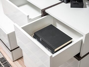 JVmoebel Kommode Designer Modern Luxus Holzkommode Weiß Möbel, Made in Europa
