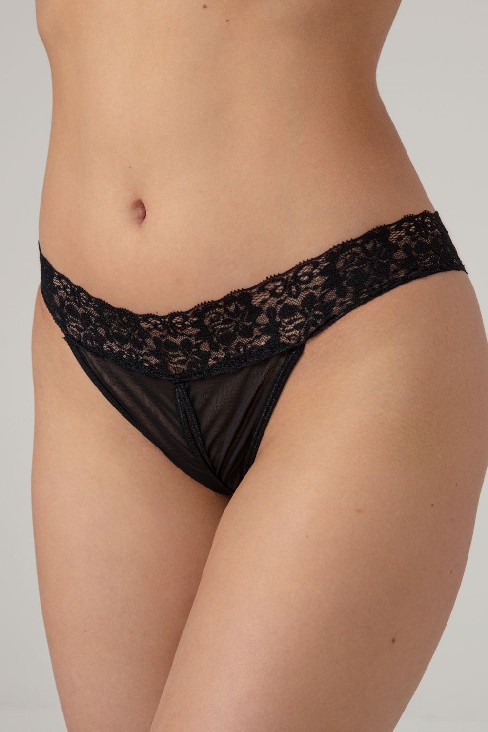 String-Ouvert Offener Schritt String - Schwarz