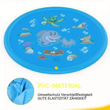 RefinedFlare Rundpool Outdoor-Rasen-Delfin-Sprühmatte, Schwimmbad-Spielzeug (1-tlg., Die Produktoberfläche ist glatt, leicht zu reinigen und hygienisch), Hochdichtes PVC