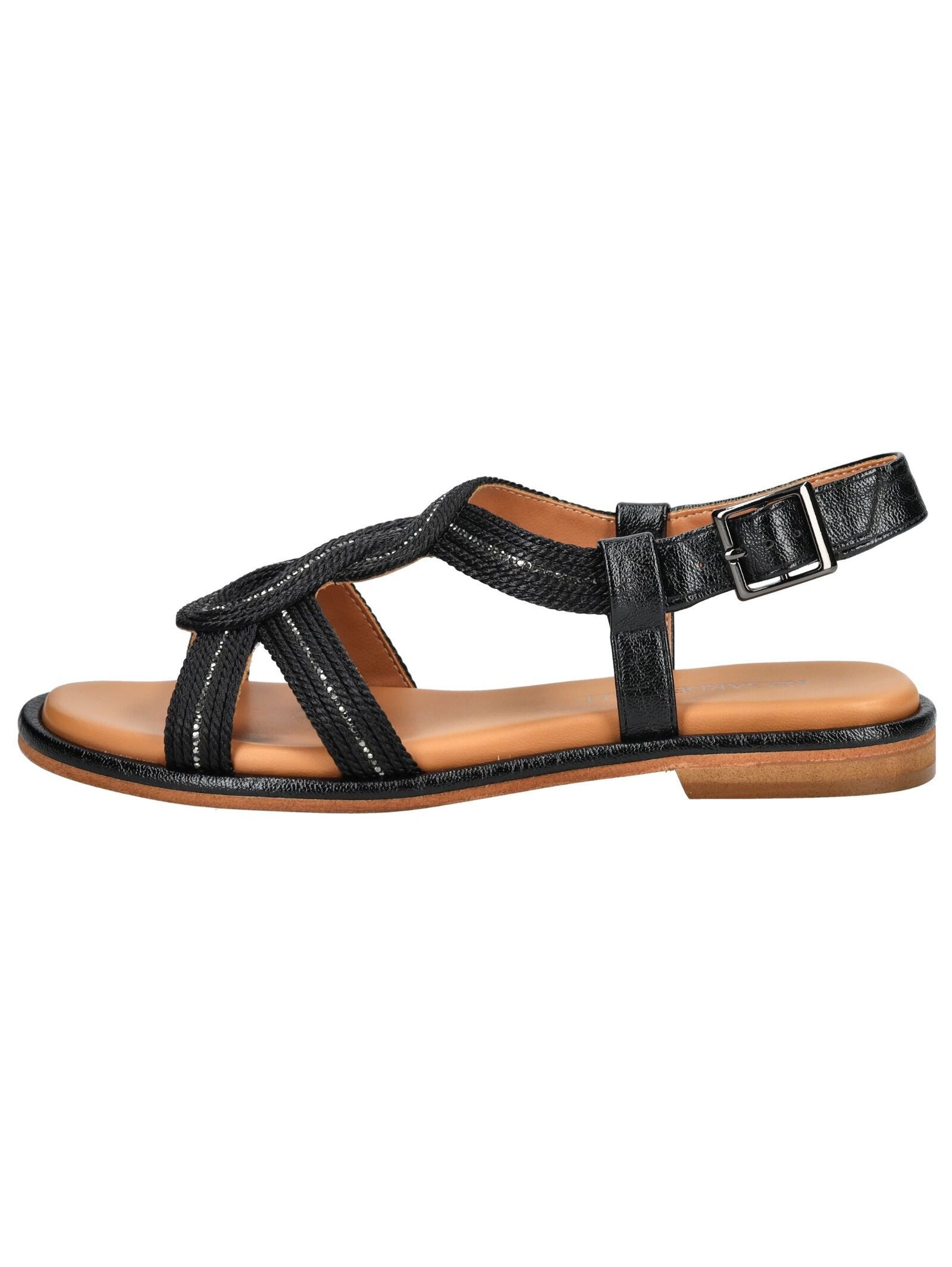 Regarde Le Ciel Regarde Le Ciel Sandalen Leder/Textil Riemchensandale