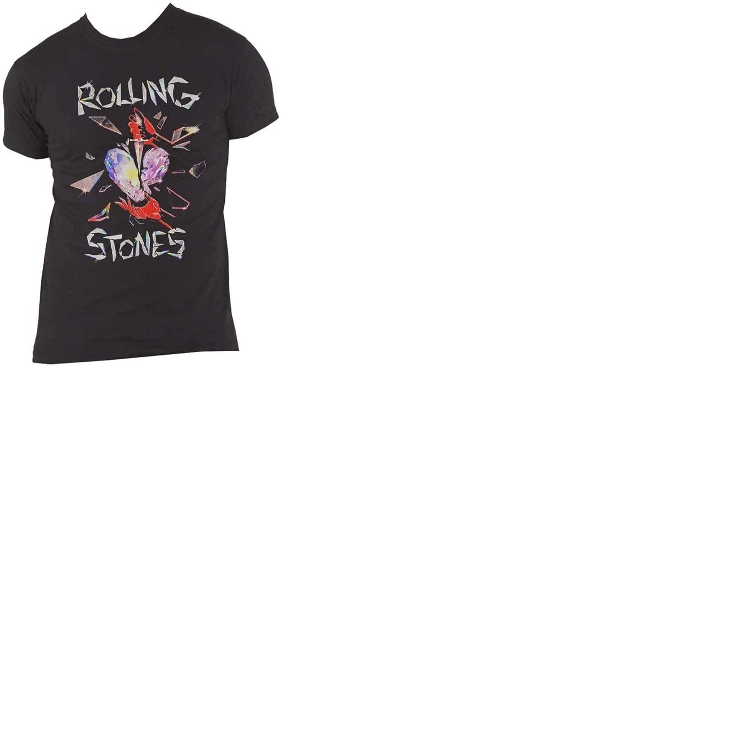 Print-Shirt The ROLLING STONES Hackney Diamonds T-Shirt Heart Grösse M-L-XL-XXL