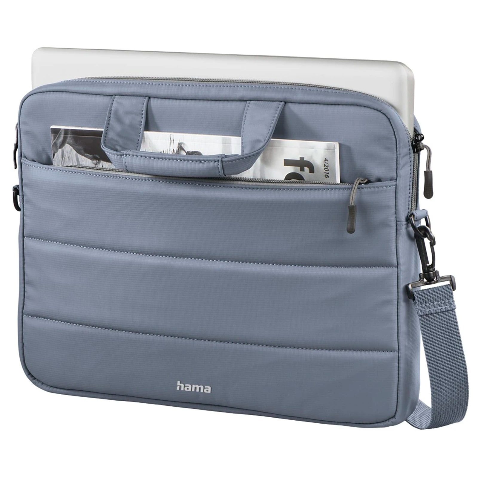 Hama Laptoptasche Toronto Umhängetasche (im Stepp-Look), für Notebooks bis 34 cm (13,3)