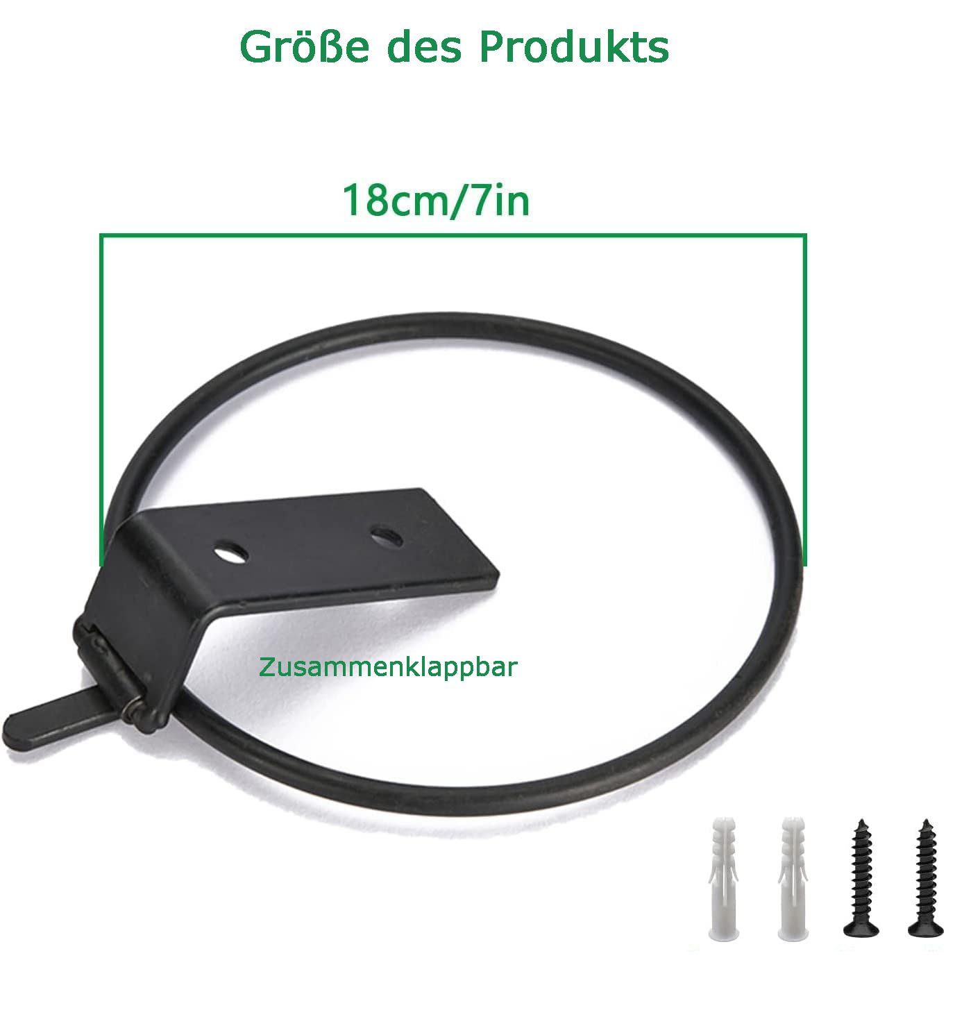 zggzerg Blumentopf Zggzerg 6 Stück 18cm Blumentopfhalter Wand günstig online kaufen