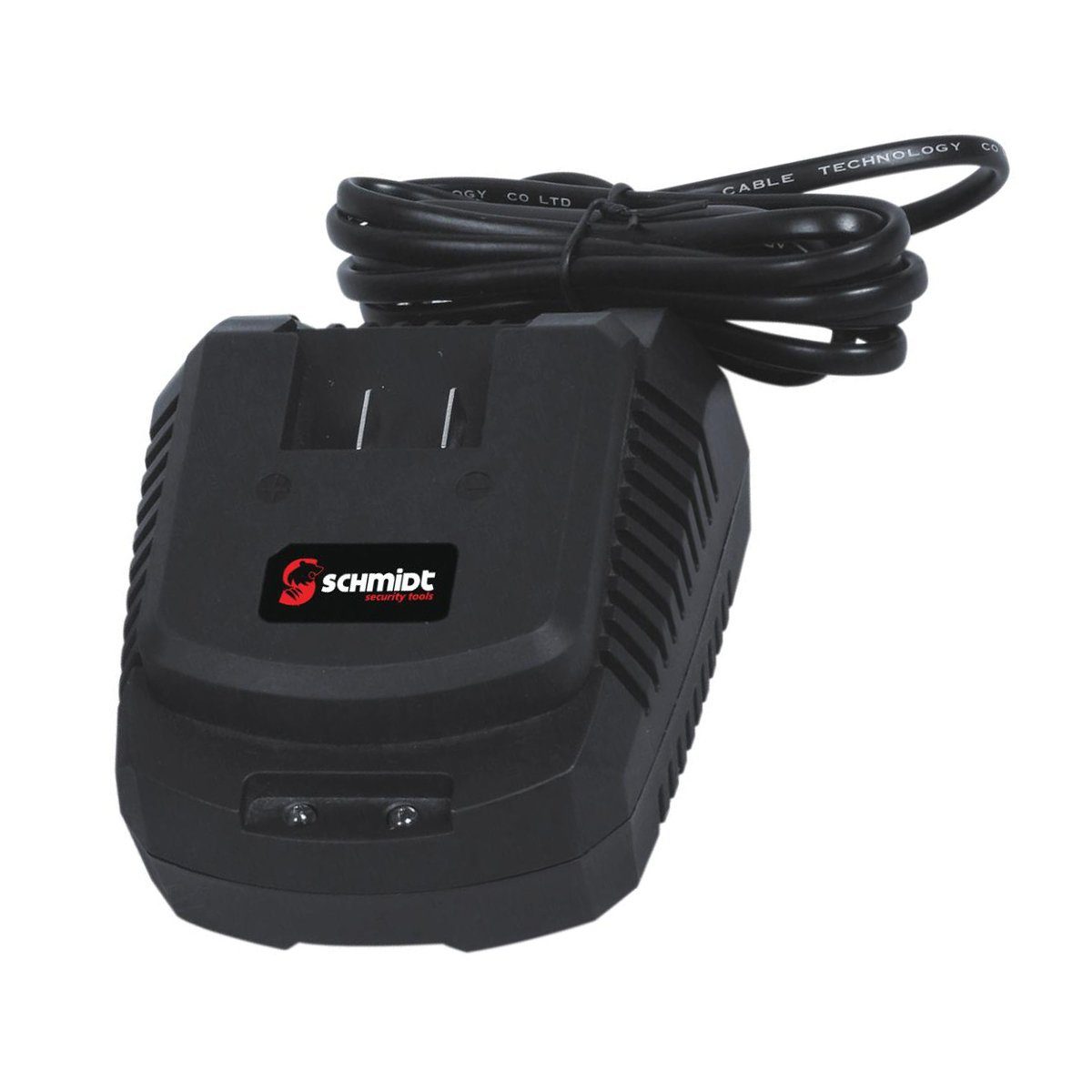 SCHMIDT security tools Akku-Winkelschleifer Ladegerät für AG-115 Schnellladegerät Ladestation Akkuladegerät