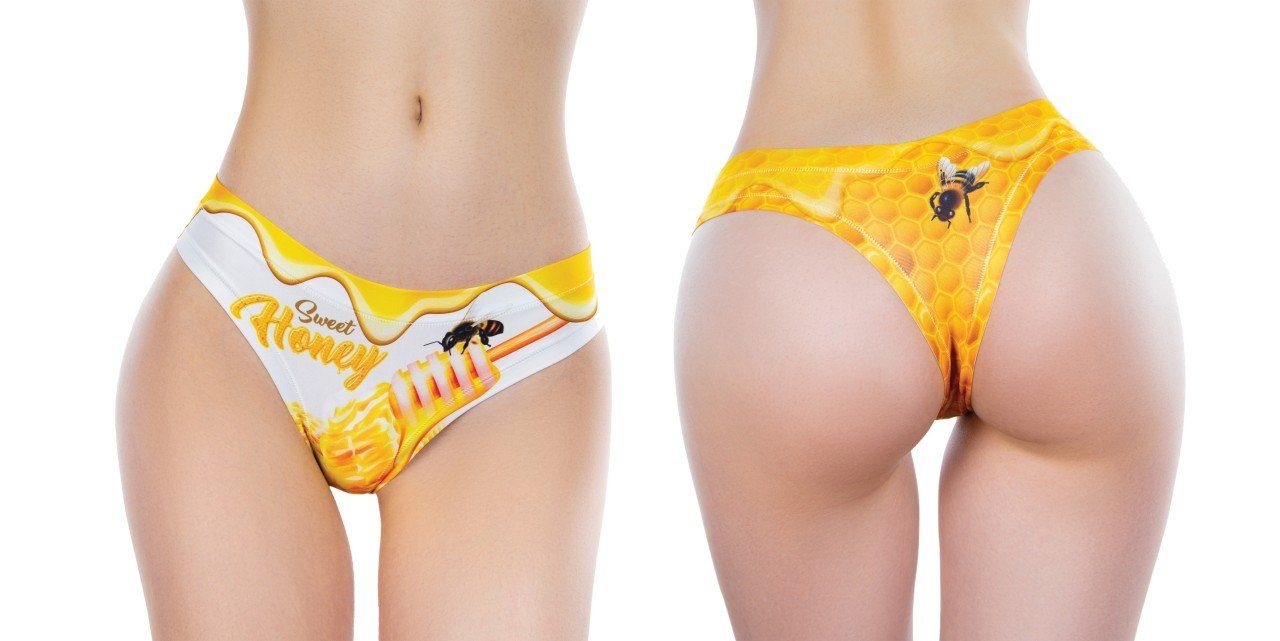 Memème Tanga MemèMe Honey Thong S moderner Druck