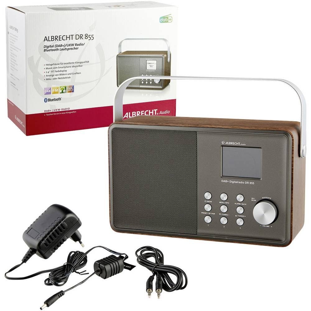 855 DR Digitalradio, Radio DAB+/UKW/Bluetooth Albrecht