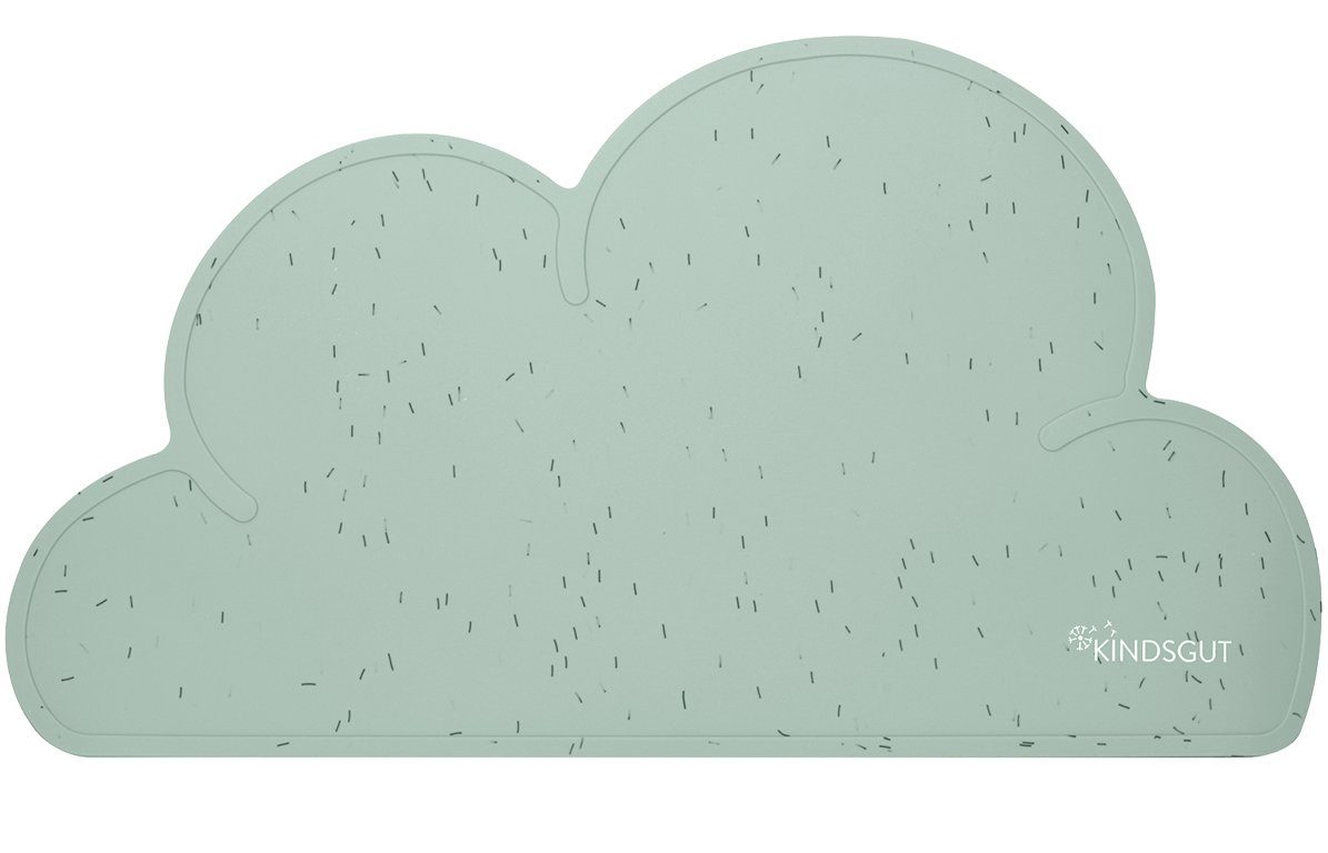 KINDSGUT Platzset Platzdeckchen Wolke, umweltfreundlich, Aquamarin günstig online kaufen