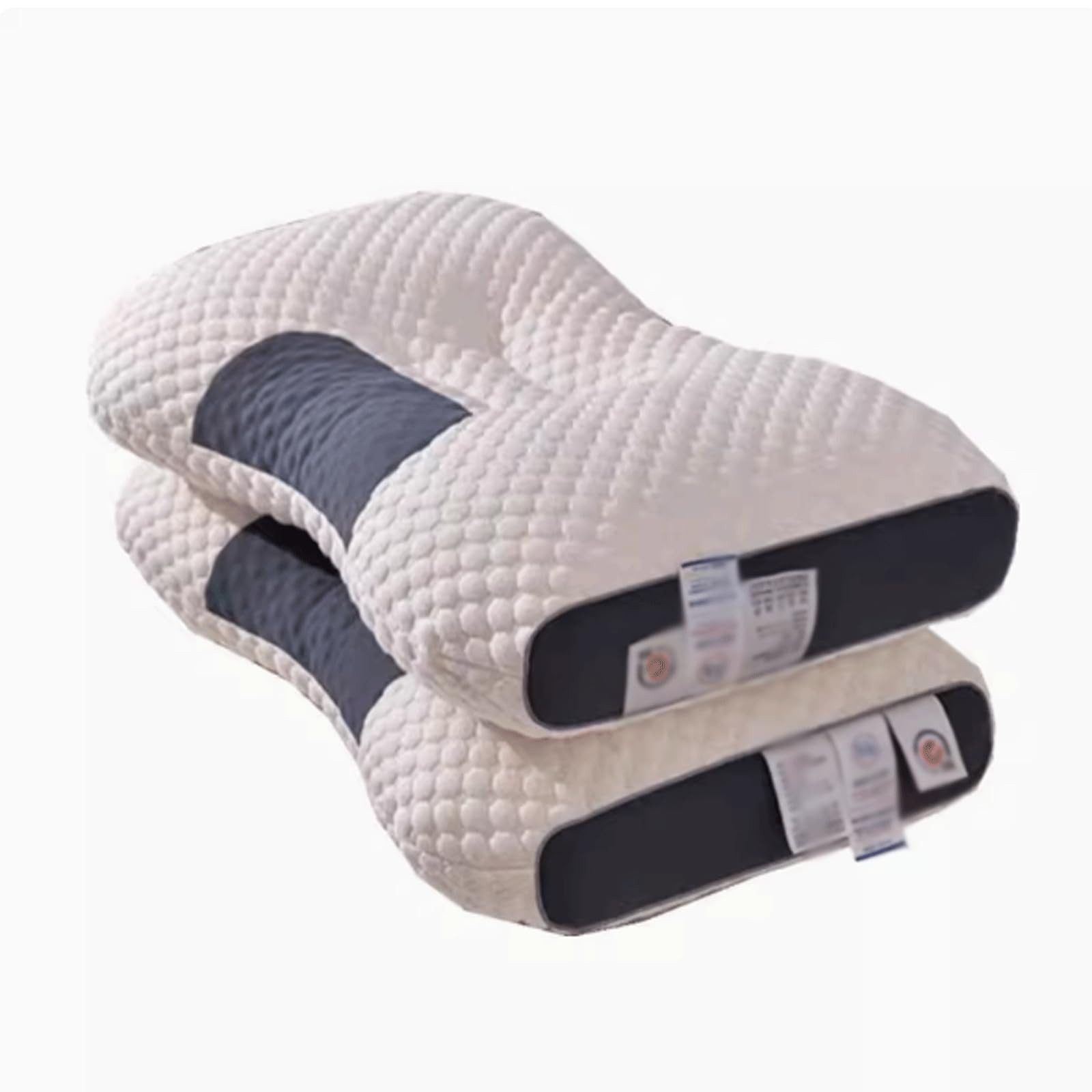 Kityhome Kopfkissen Kopfkissen Orthopädisches Nackenstützkissen 100% Polyester, Füllung: 100% Polyester, Hals, Seitenschläfer, Rückenschläfer, Set, 1 oder 2-tlg