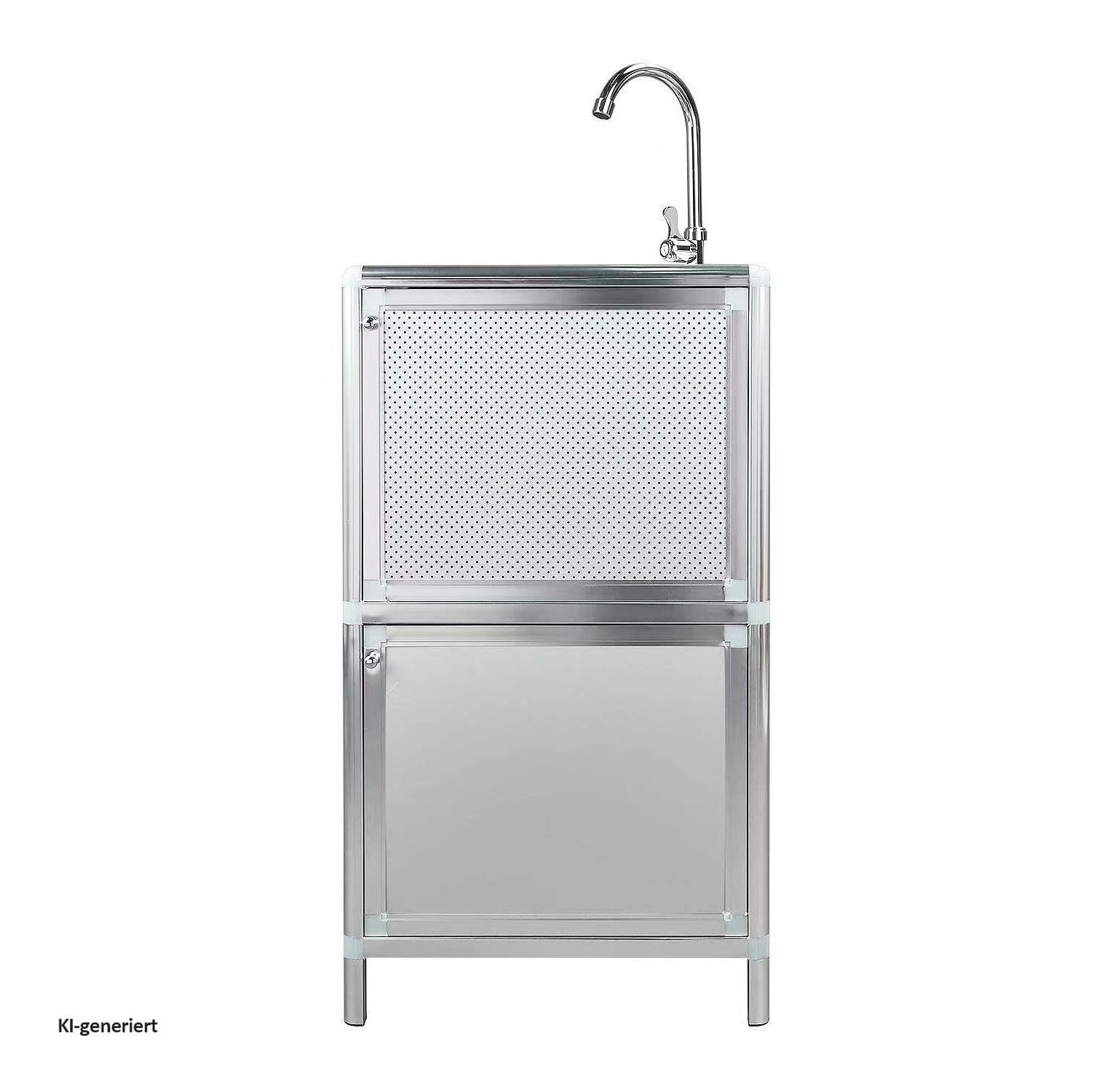 HTI-Living Outdoor-Küchenmodul Outdoorspüle S Gerti (Stück, 1-St., 1 Outdoorspüle) Gartenspüle Campingspüle Messespüle