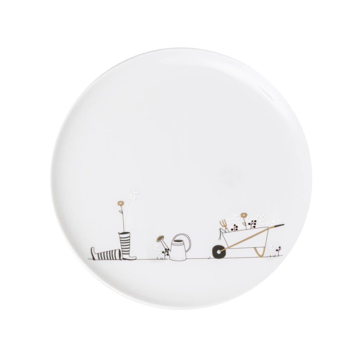 Räder Design Servierteller HOBBY. GESCHENKTELLER. GÄRTNERIN