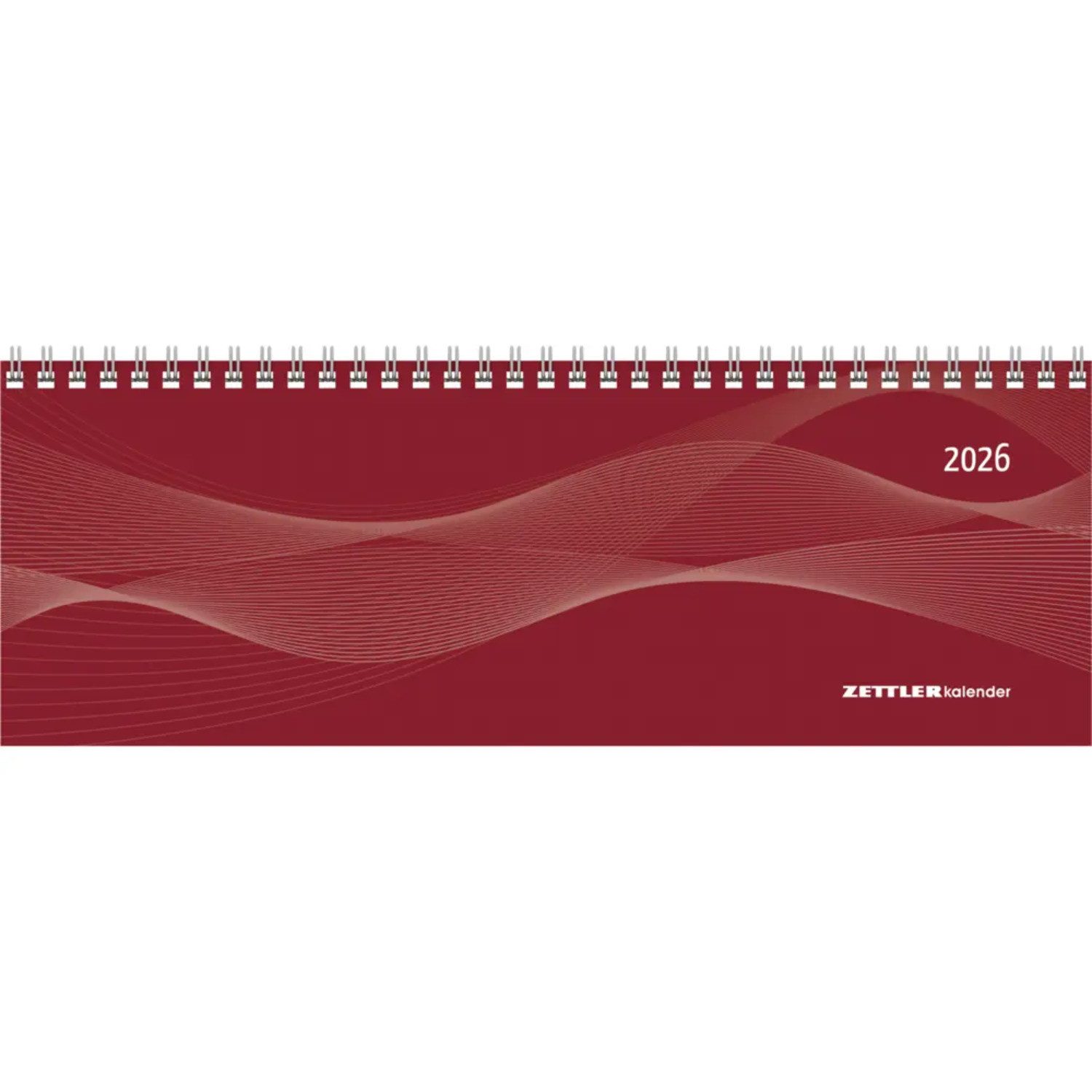 ZETTLER Querkalender Zettler Tisch-Querkalender Profi rot 2026 - Wochenkalender 30 × 11...