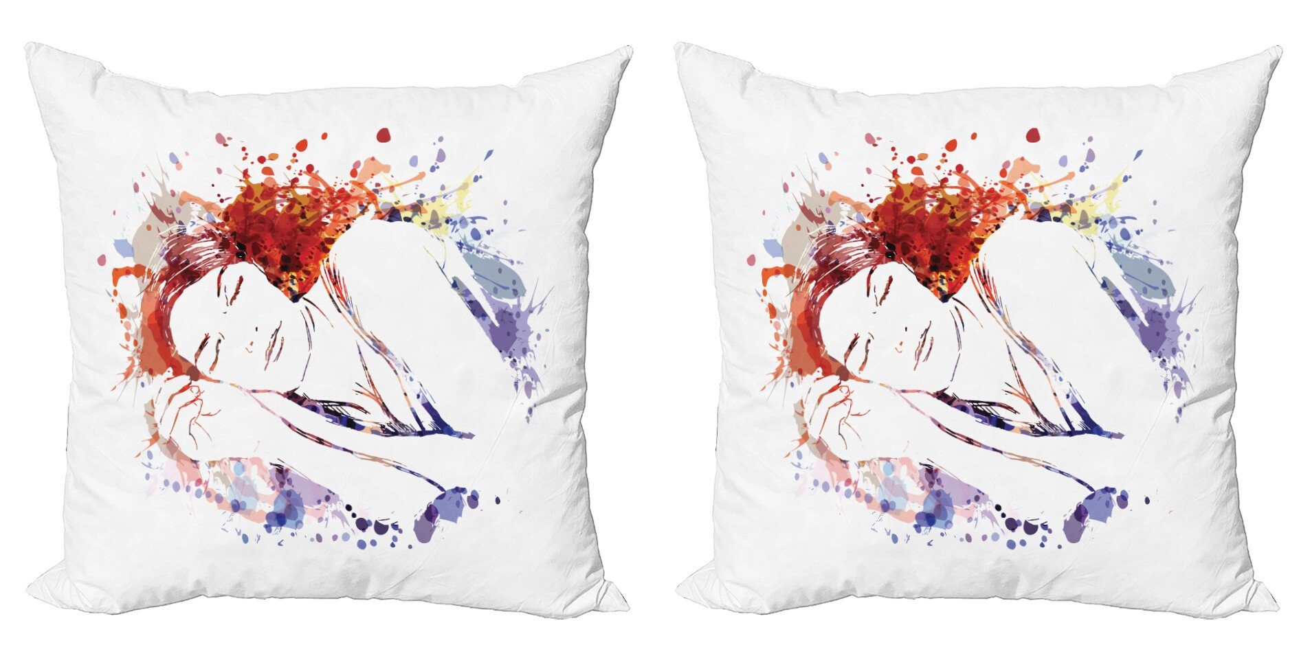 Abakuhaus Stück), (2 Beauty Digitaldruck, Accent Mädchen Doppelseitiger Modern Sleeping Abstrakt Kissenbezüge