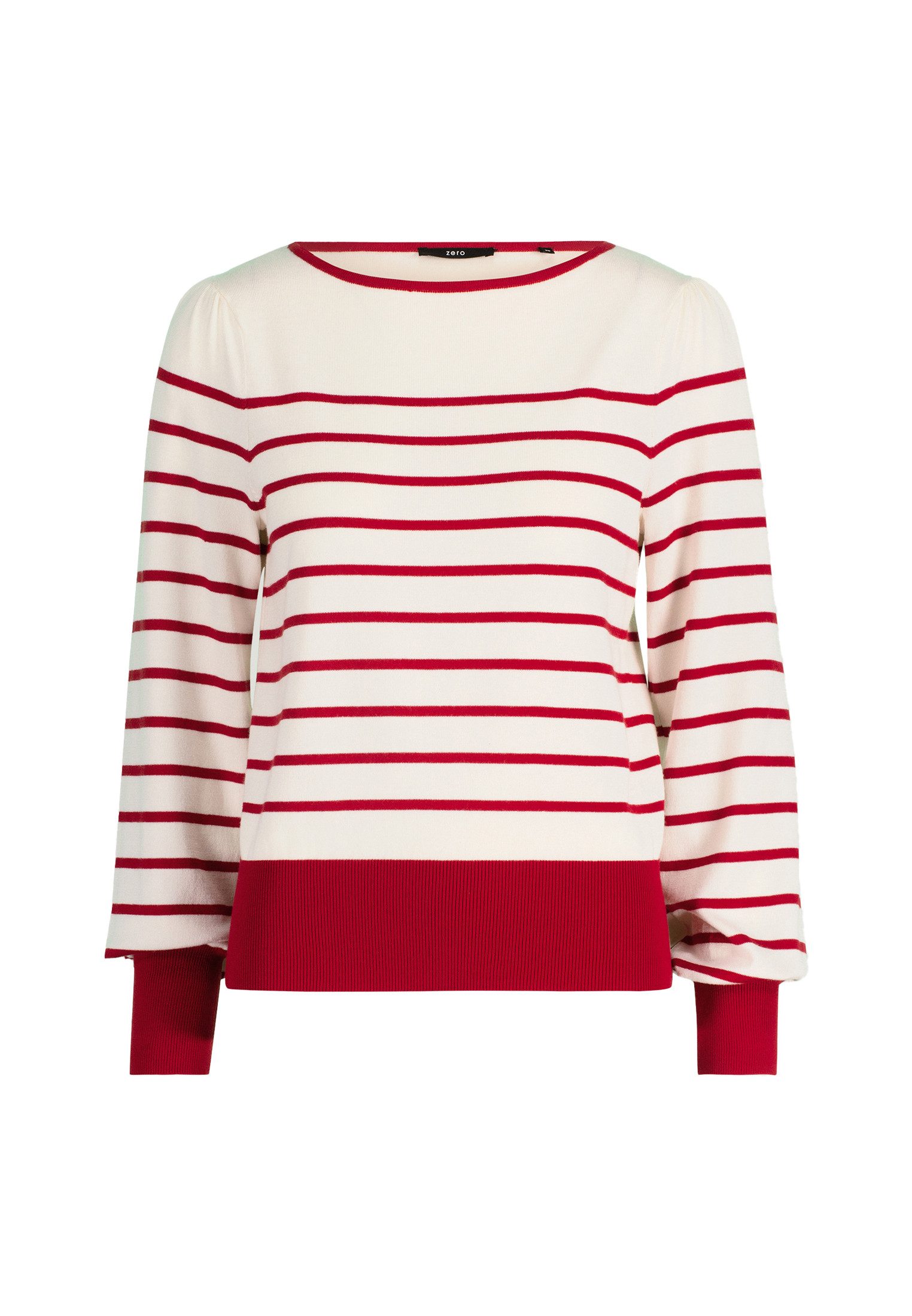 Zero Strickpullover zero Pullover mit Streifen günstig online kaufen