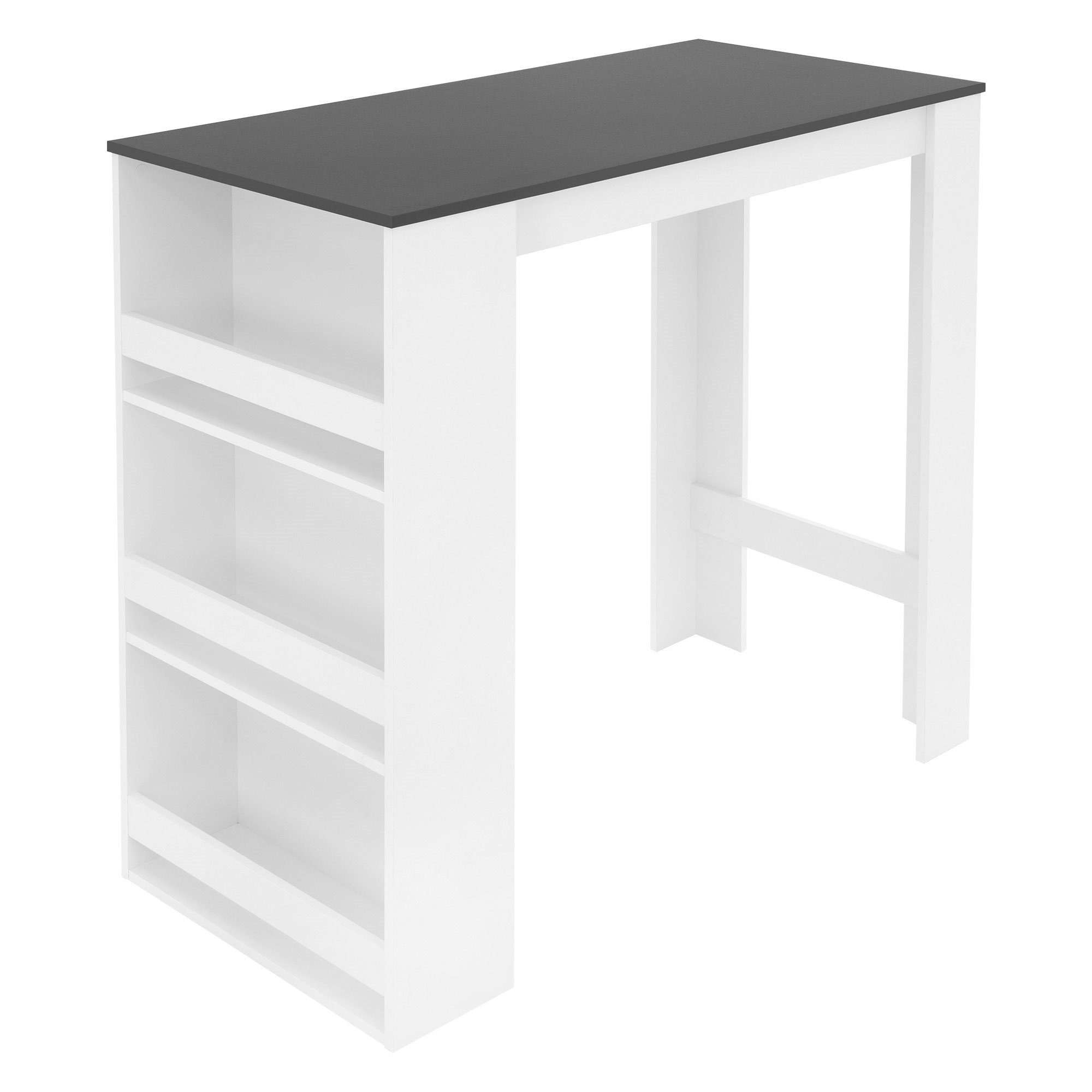 ML-DESIGN Bartisch Bistrotisch mit 3 Ablageflächen günstig online kaufen