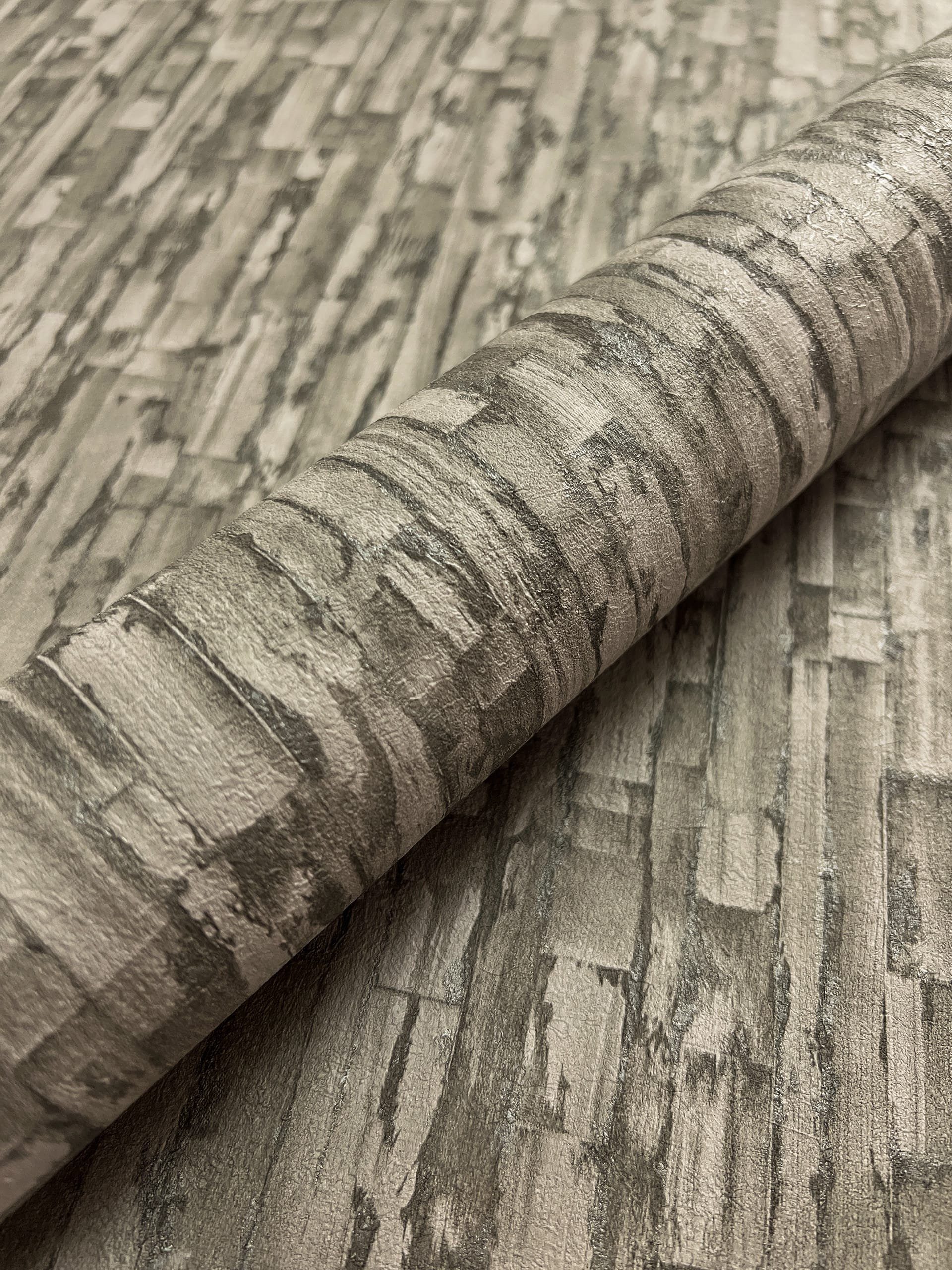Newroom Vliestapete, Taupe Tapete Modern Linien günstig online kaufen
