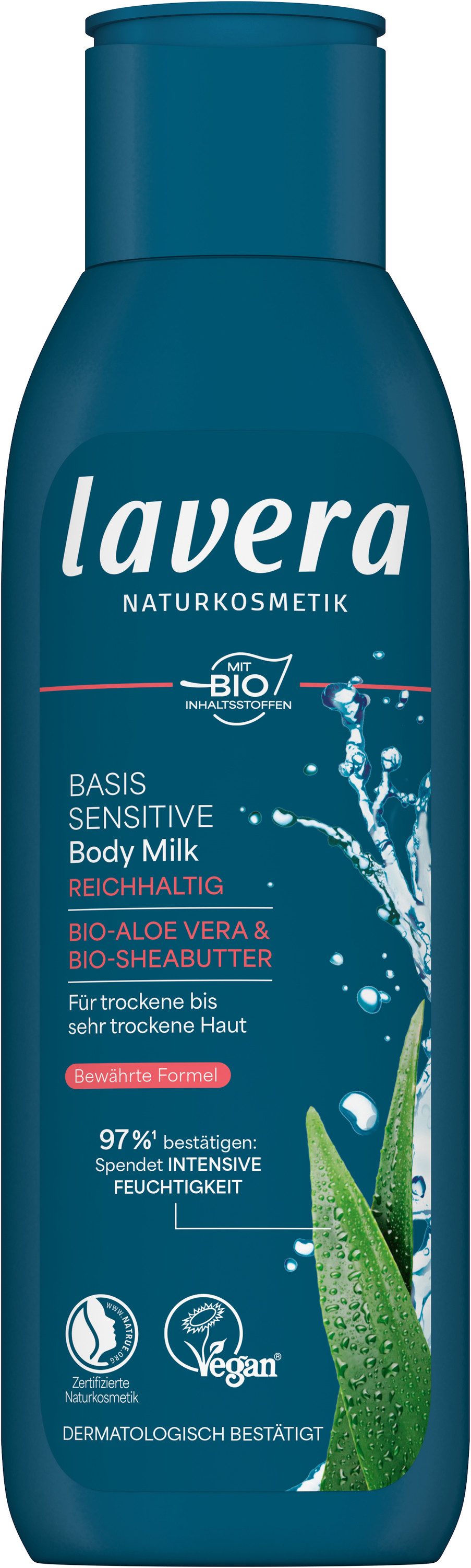 lavera Körperlotion basis sensitive Body Milk Reichhaltig