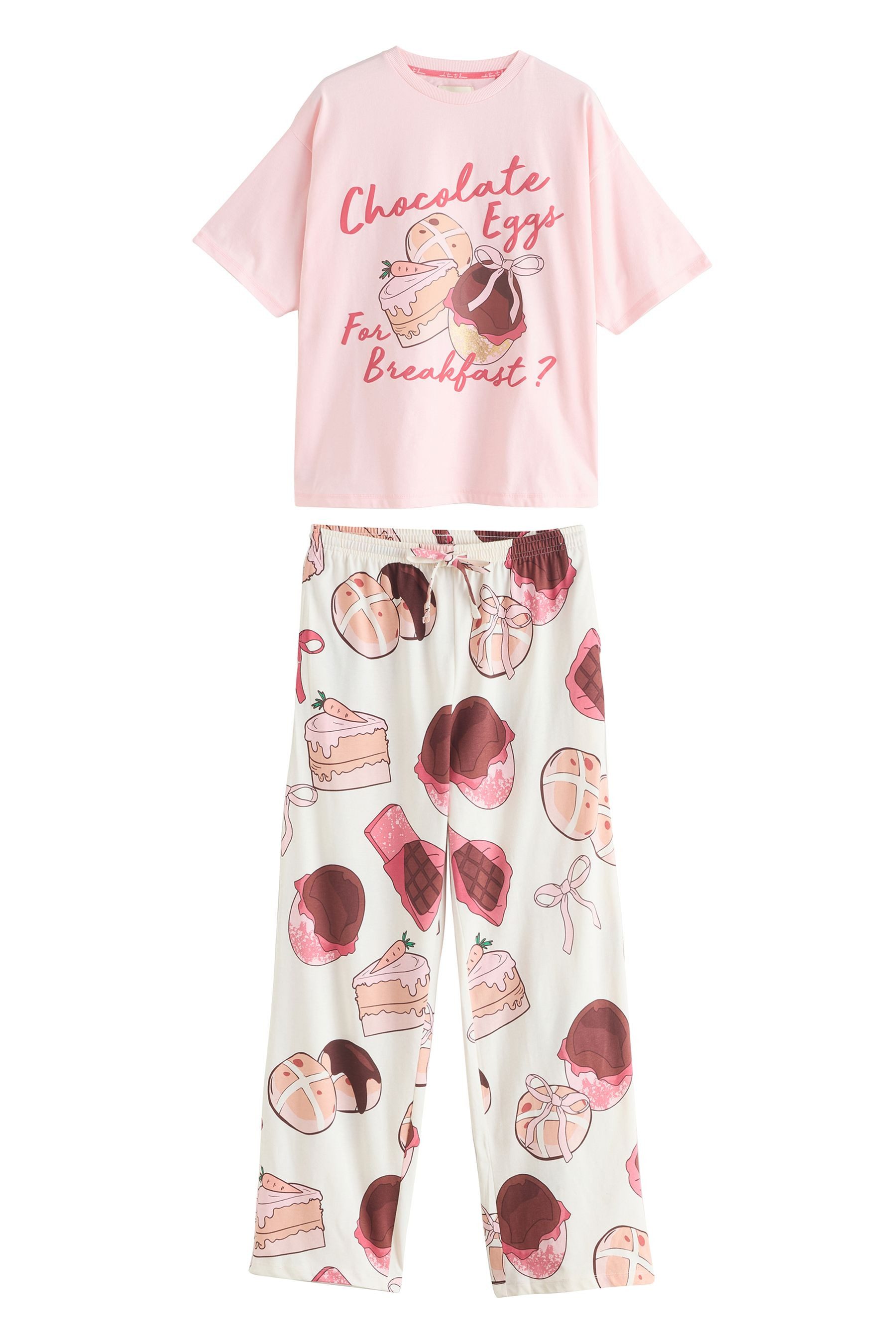 Next Pyjama Kurzarm-Schlafanzug aus 100 % Baumwolle günstig online kaufen