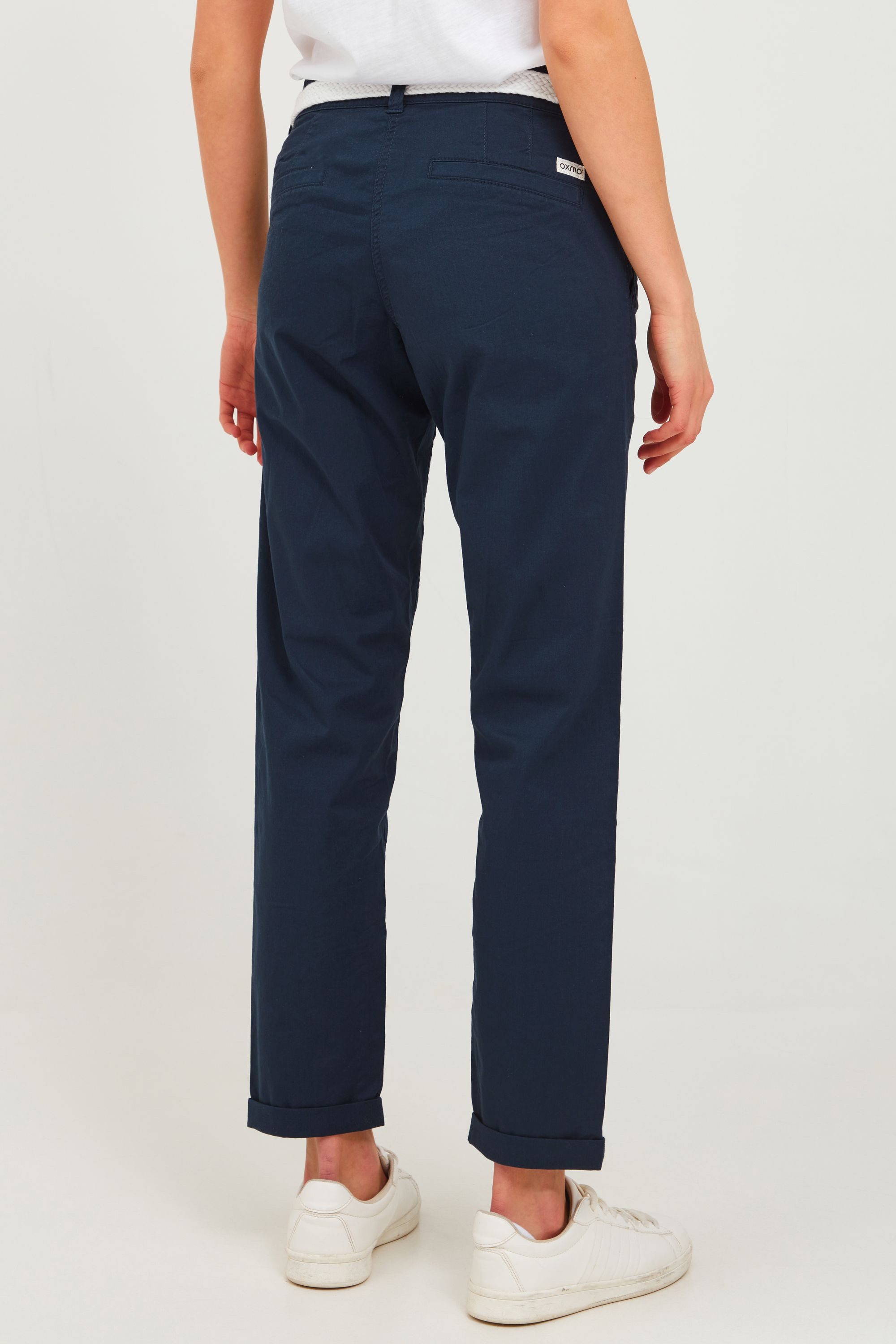 OXMO Chinohose OXChakira Stoffhose inkl. Gürtel - Regular Fit
