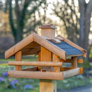 BooGardi Vogelhaus Vogelhaus mit Kette - Auswahl: graues Dach