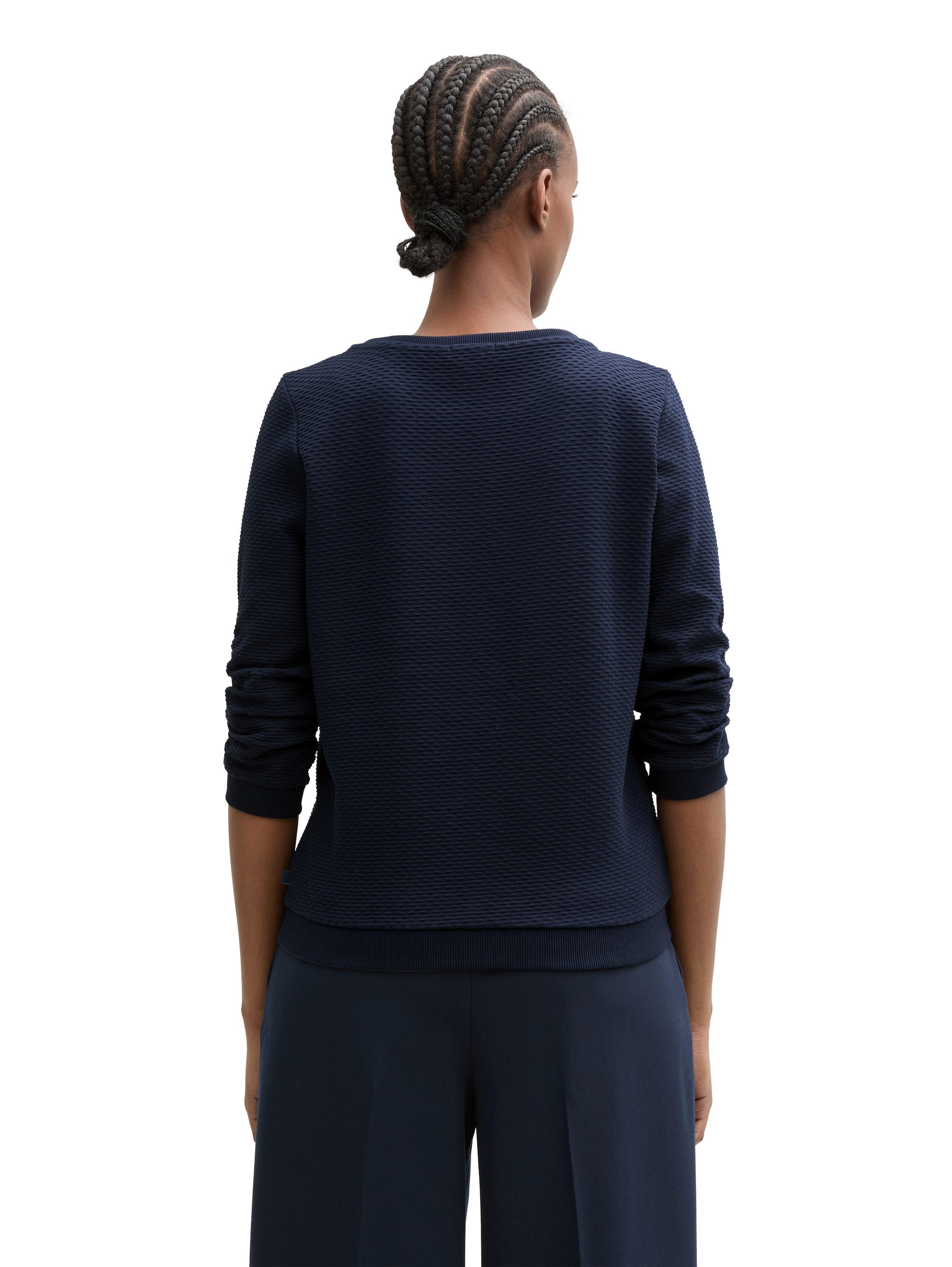 TOM TAILOR Denim Sweatshirt mit besonderer günstig online kaufen