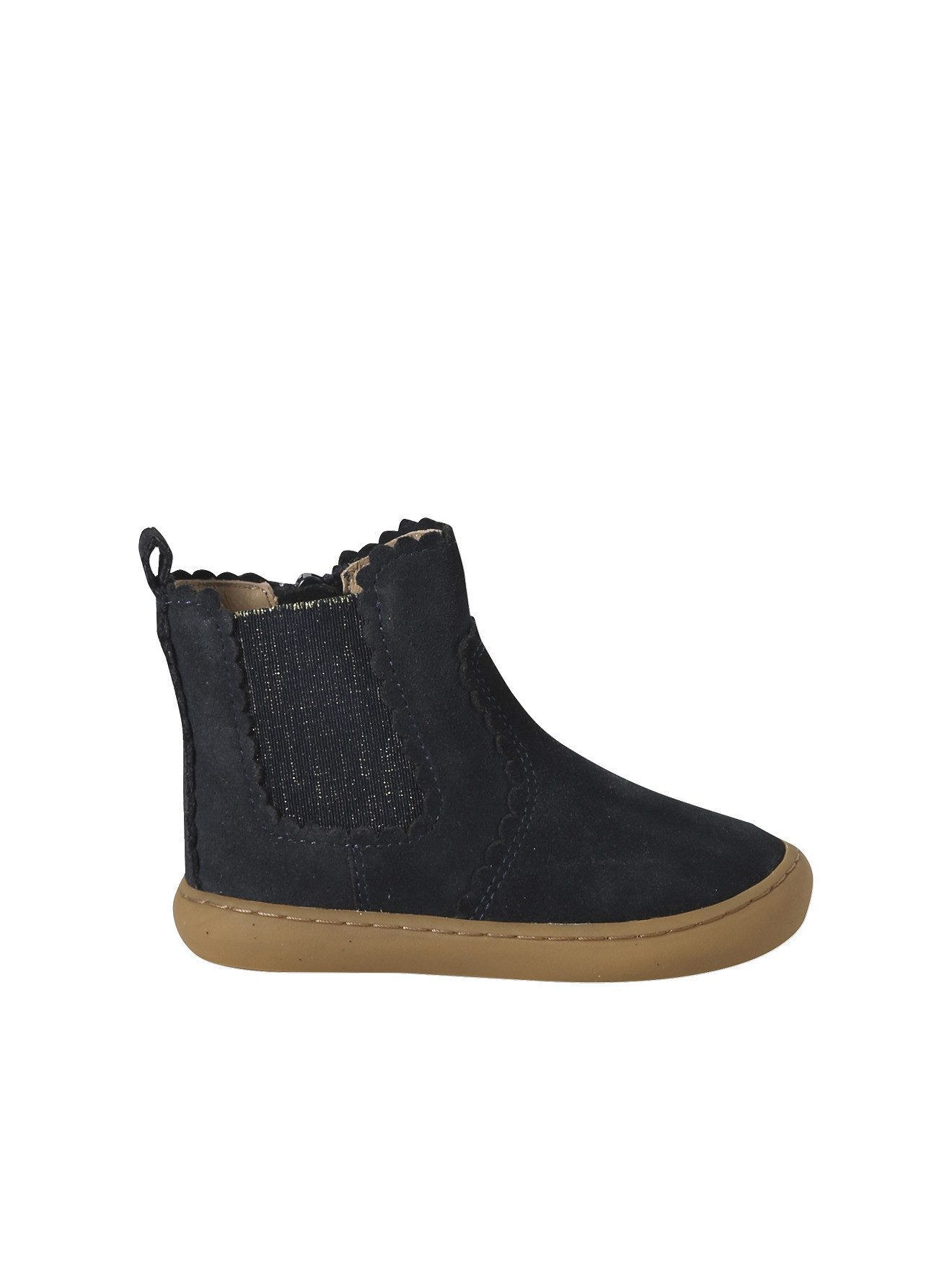 Baby Chelsea-Boots aus Leder mit Reißverschluss Babystiefel