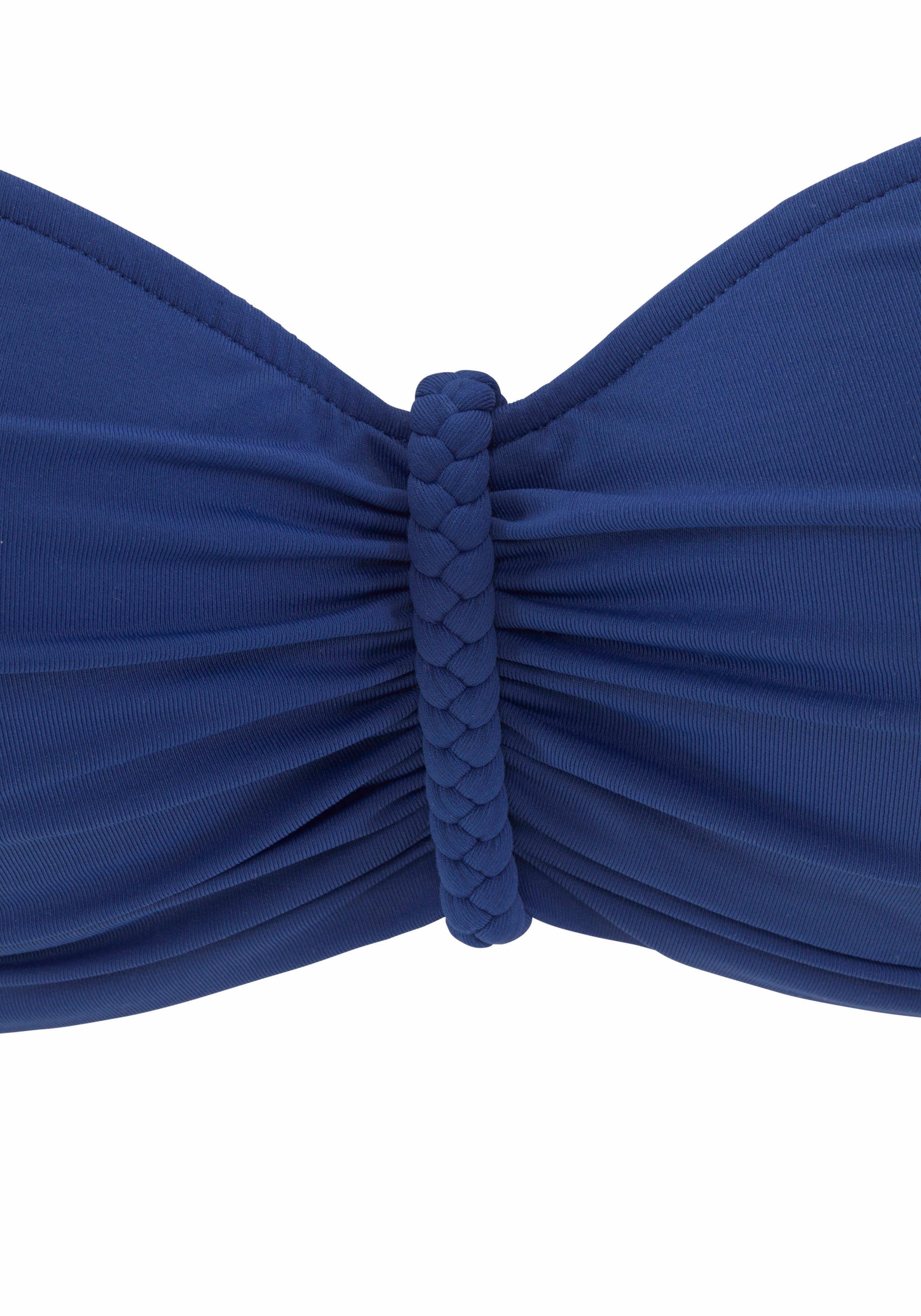 Buffalo Bügel-Bandeau-Bikini-Top Happy, mit geflochtenem Detail – Bild 3 von 5