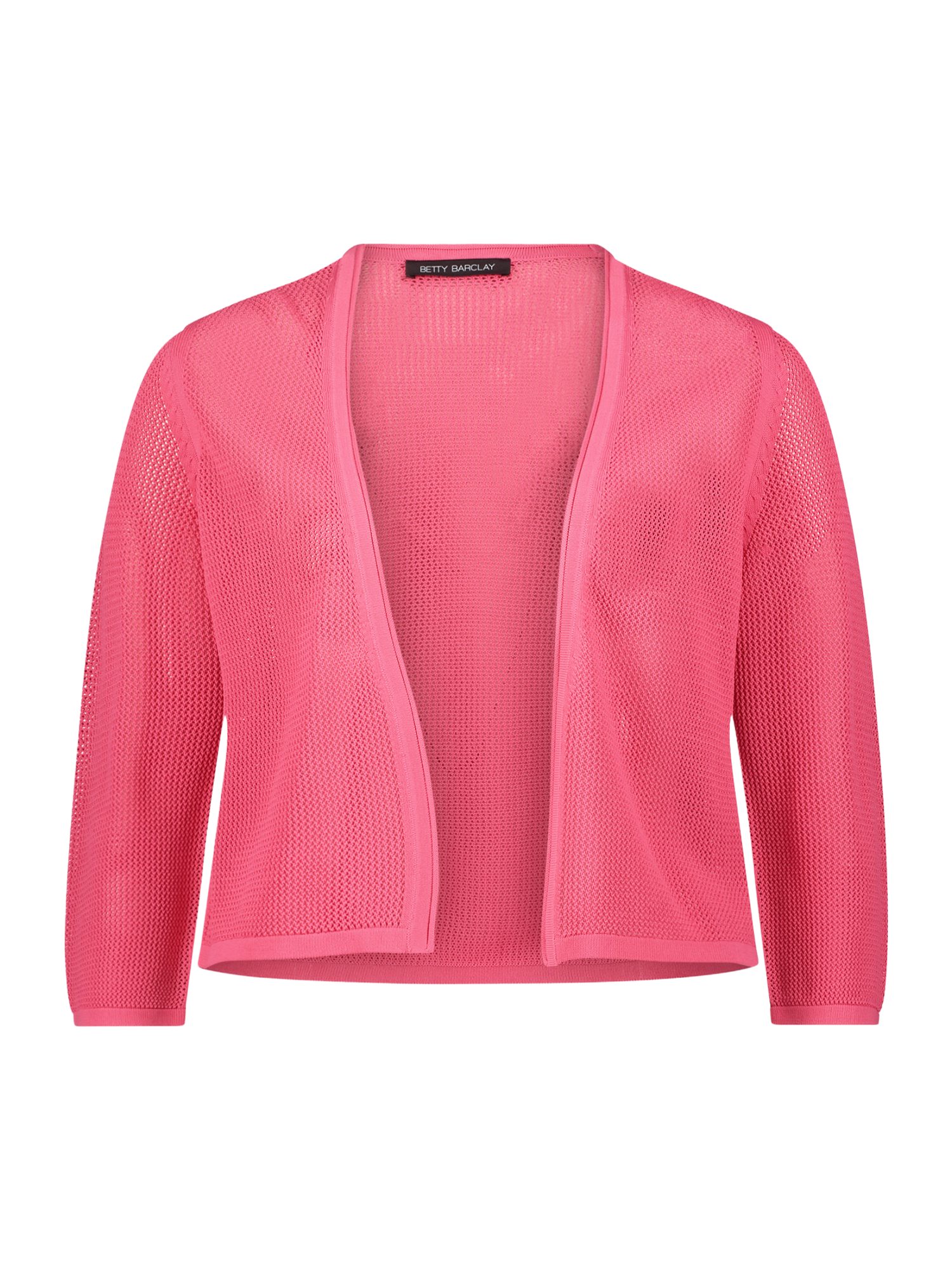 Betty Barclay Wolljacke rosa,Elegant,Viskose,Unifarben,V-Ausschnitt,3/4 Arm,Gerade