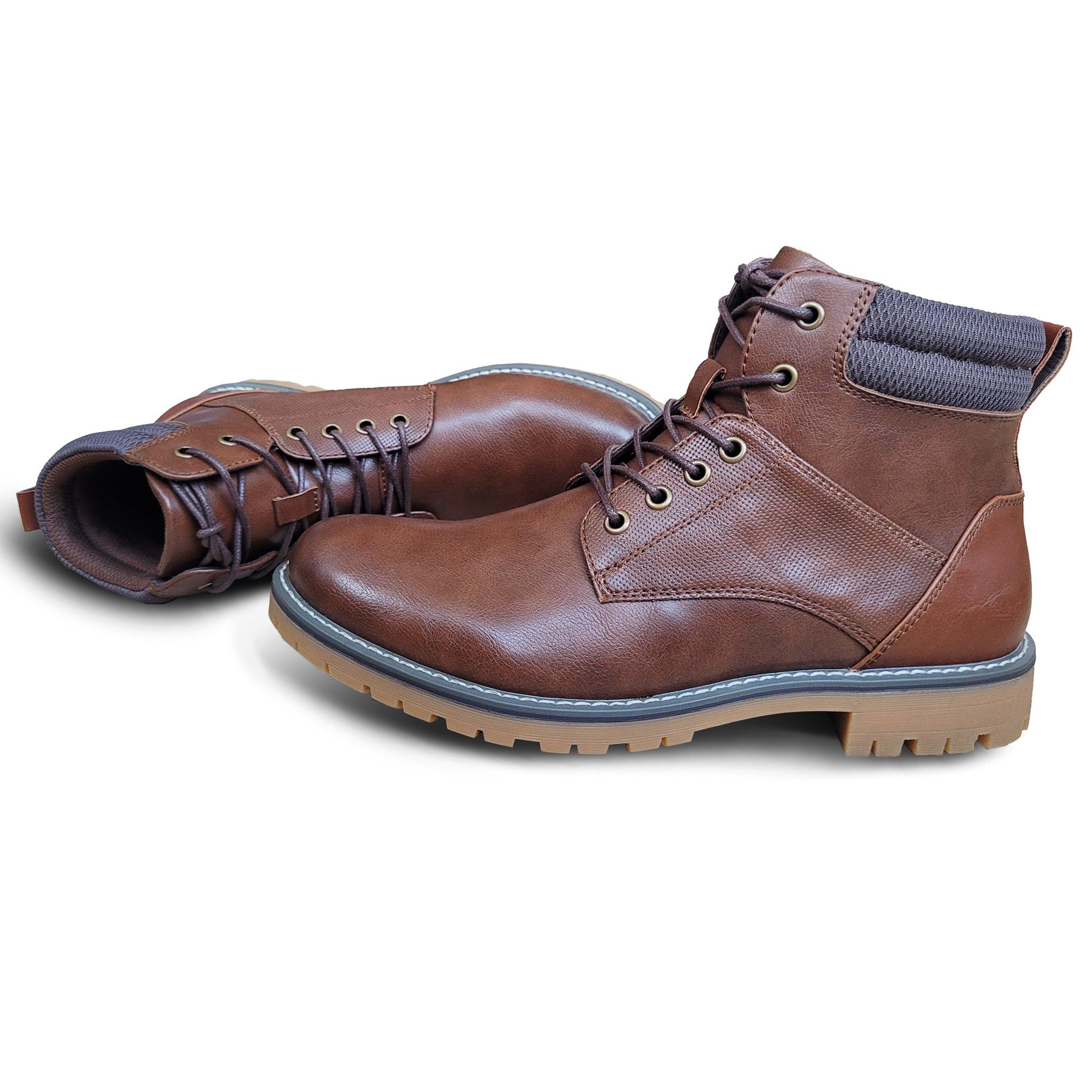 GOLDEN GOLDEN Winterstiefel Herren Schnürung Lässige Herrenstiefel Winterstiefel