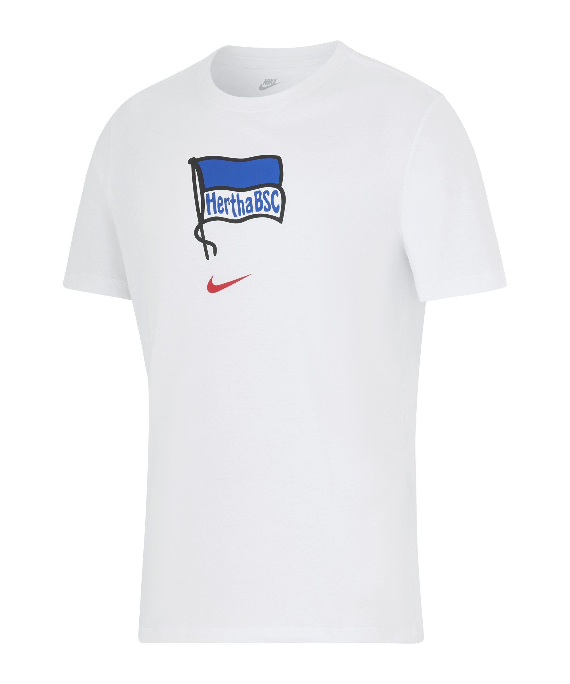 Nike T-Shirt Hertha BSC T-Shirt default weiss | T-Shirts