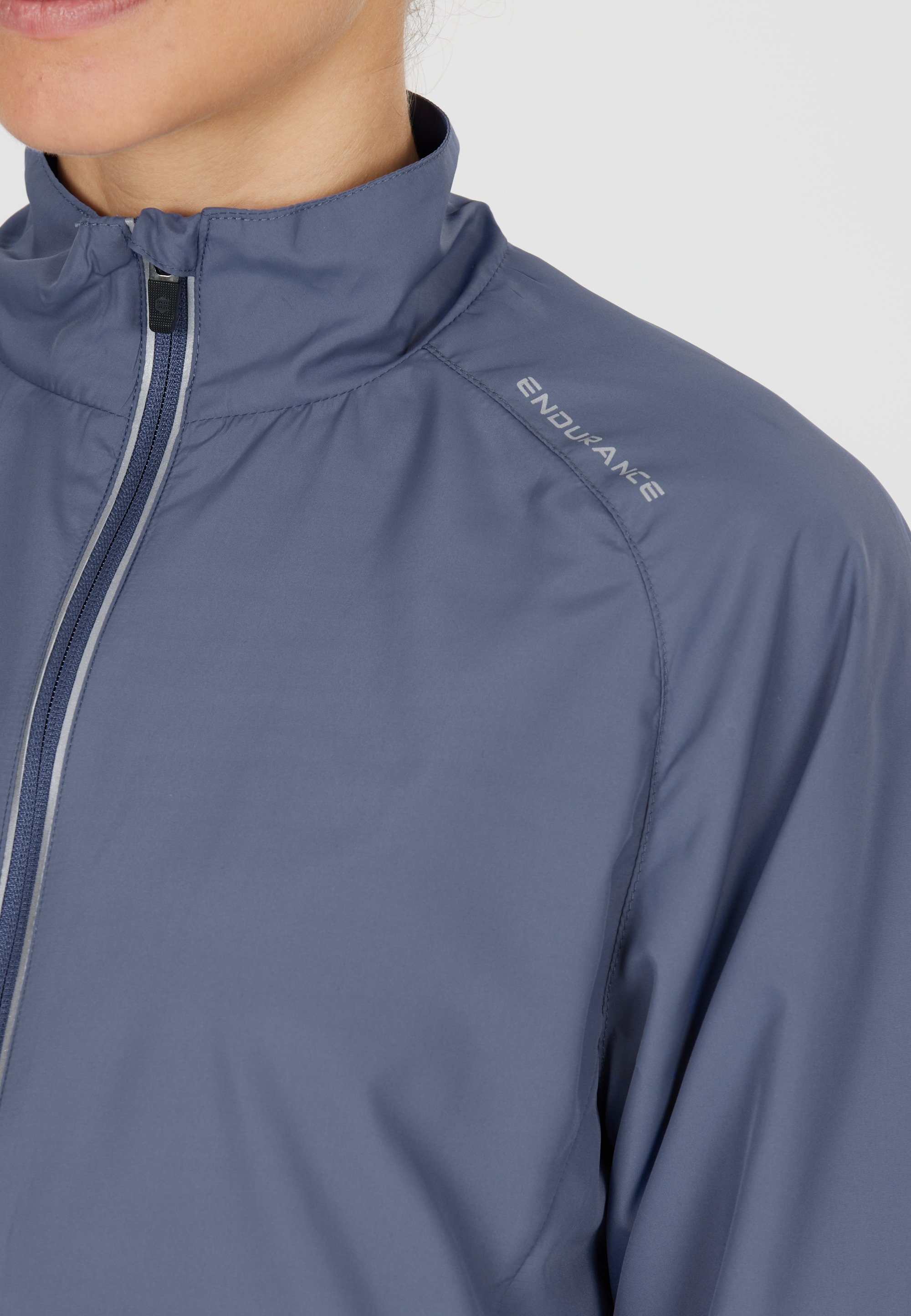 ENDURANCE Laufjacke Shela blau Atmungsaktivität mit hoher