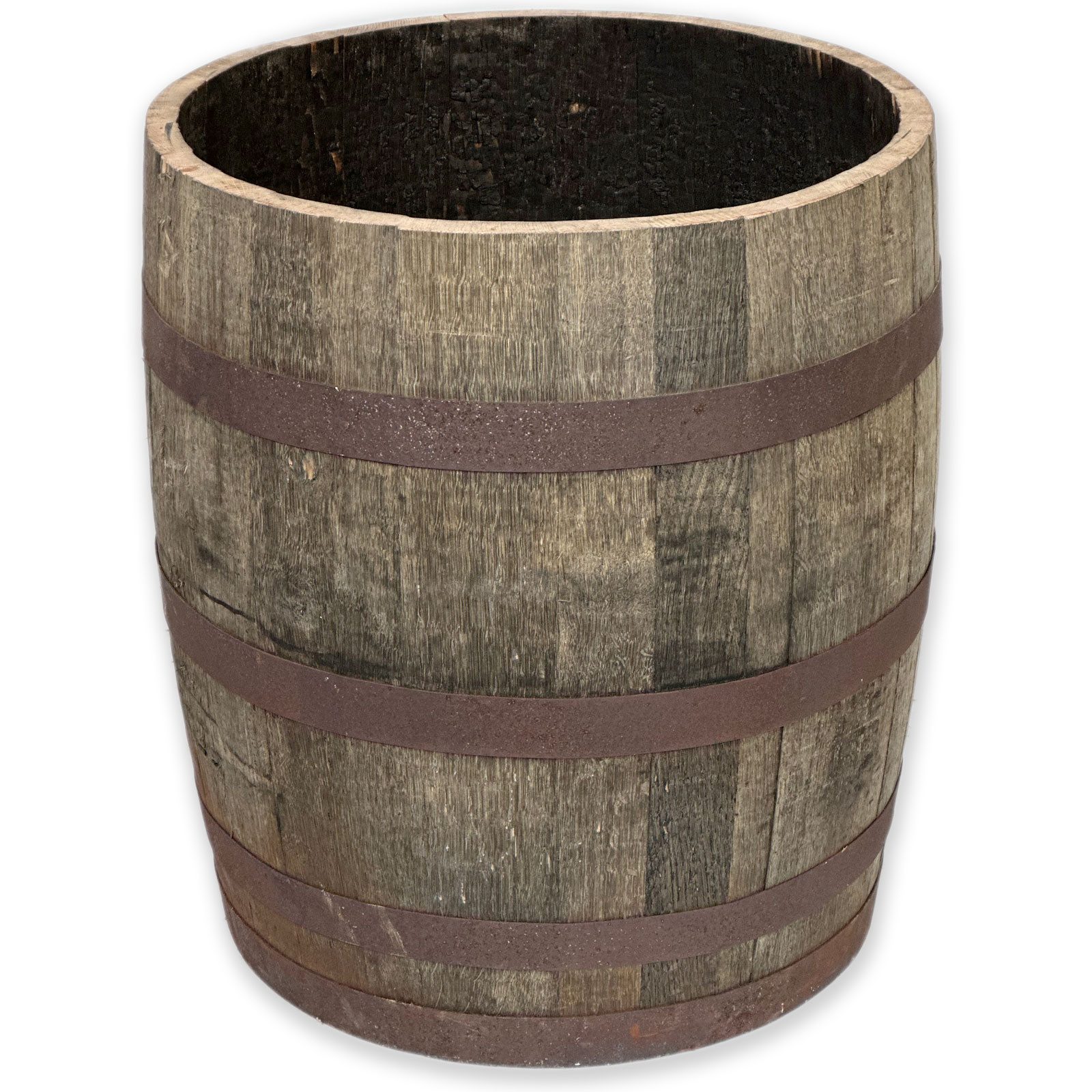 Temesso Hochbeet 3/4 von 190L Whiskyfass als Hochbeet / Kräuterbeet