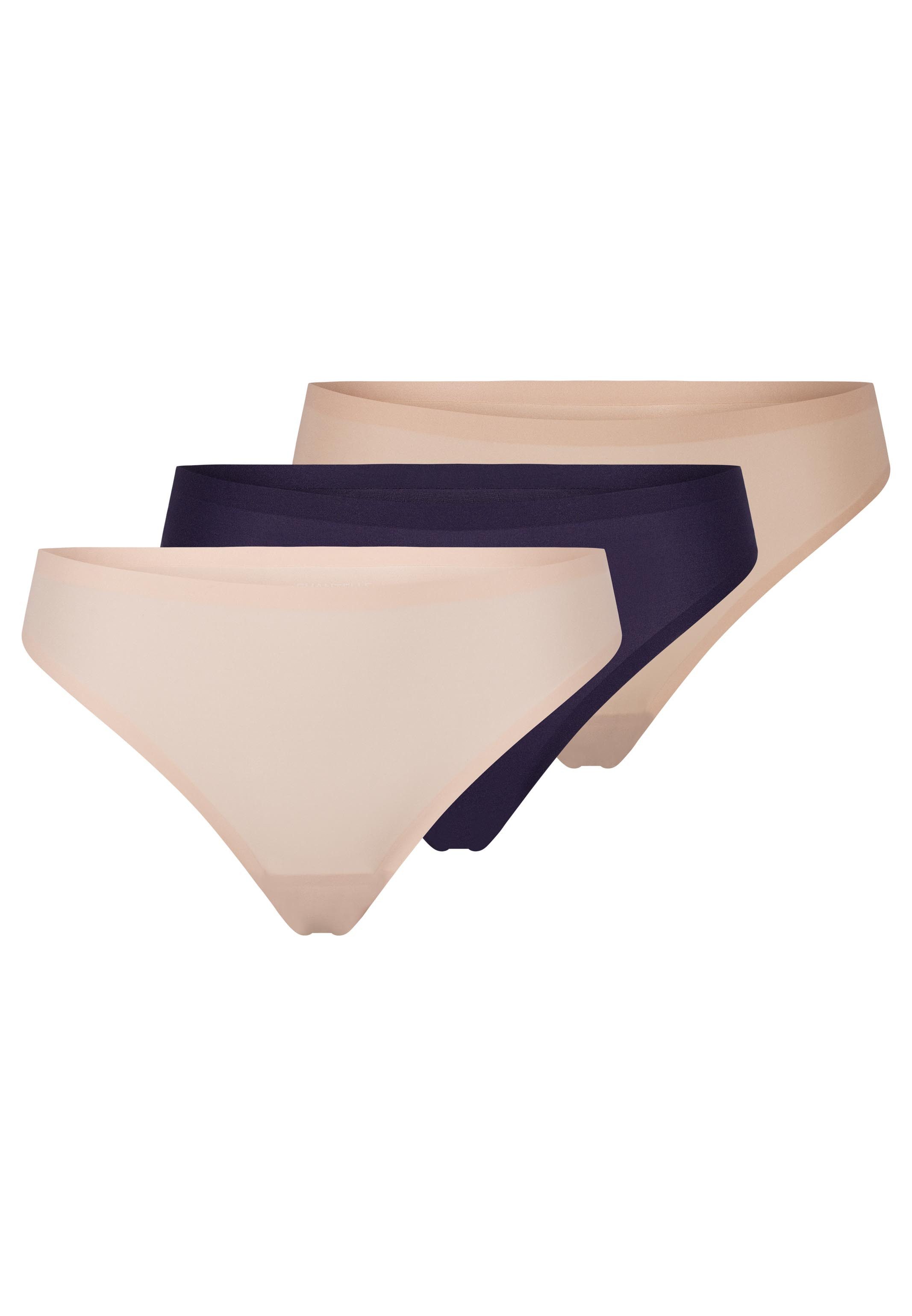Golden beige / marine / beige