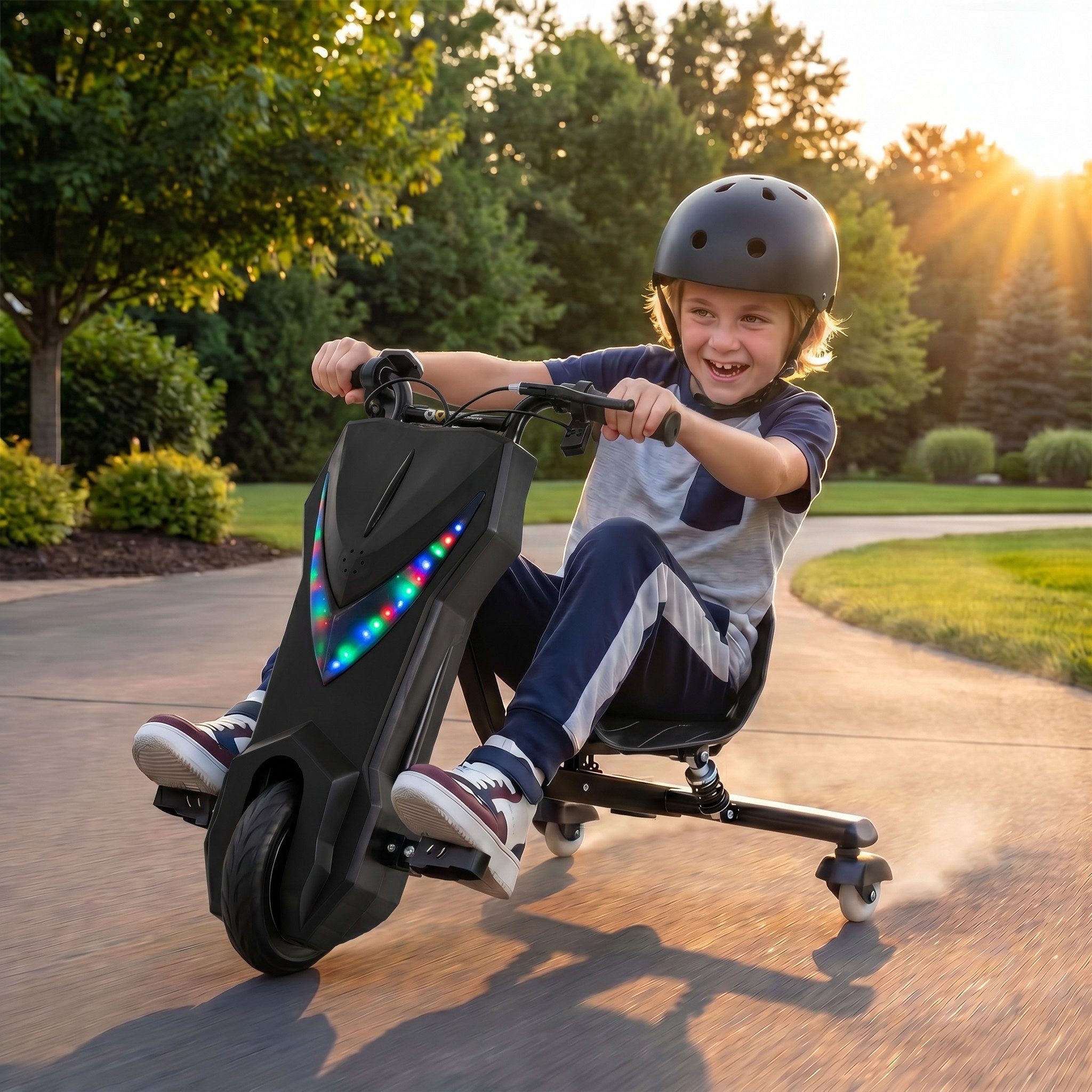 Actionbikes Motors Dreiradscooter Driftscooter Drifter 360, Roller, (Drift Scooter, Roller für Kinder, Drift Roller)