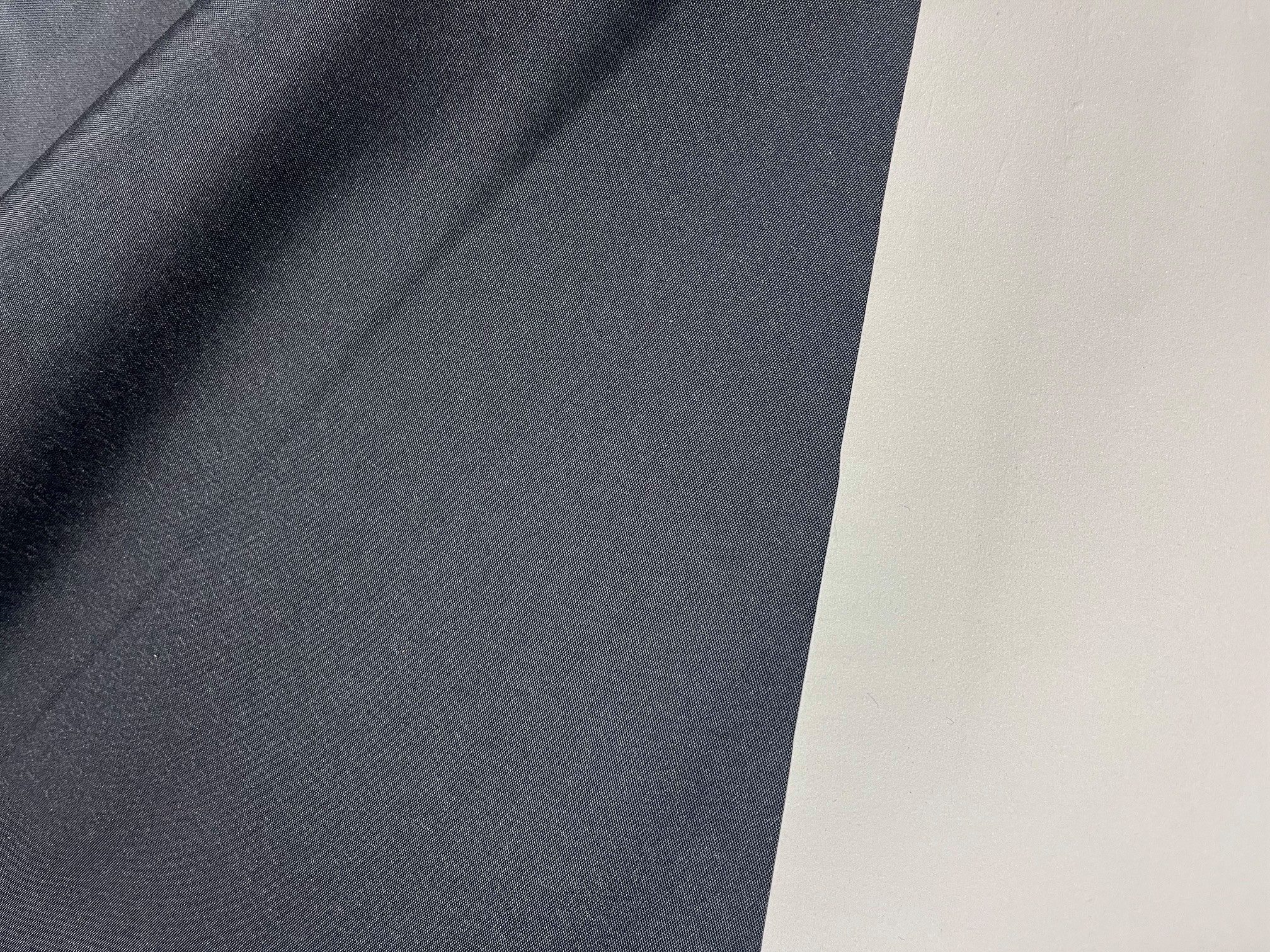 novumfix Stoff Schwarz, beschichtet 100% blickdicht fester Stoff ca.140 cm breit, bedingt wasserabweisend