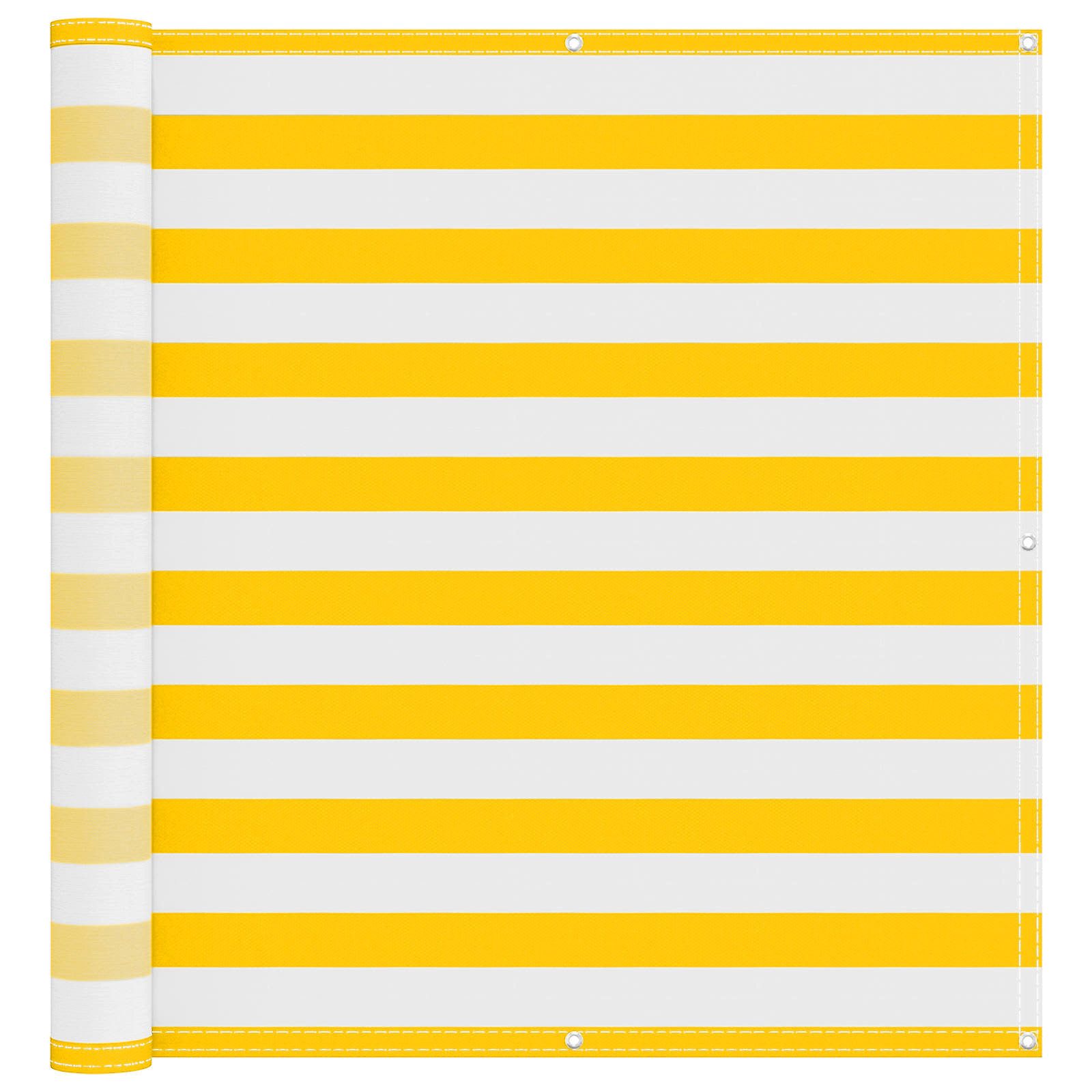 vidaXL Balkonsichtschutz Balkonsichtschutz 120 x 200 cm Oxford-Stoff Rechteckig (1-St)
