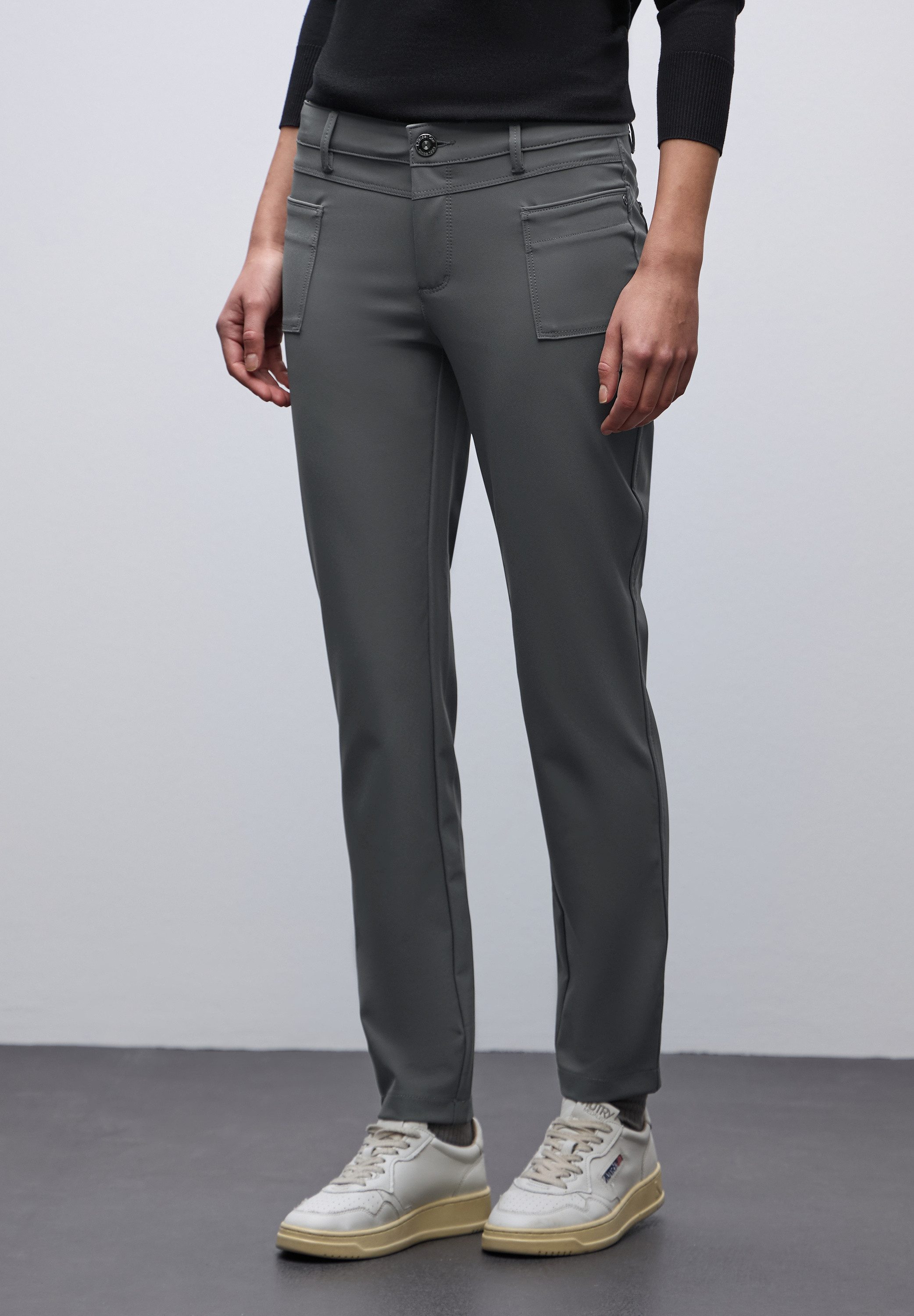 STREET ONE Stoffhose Middle Waist