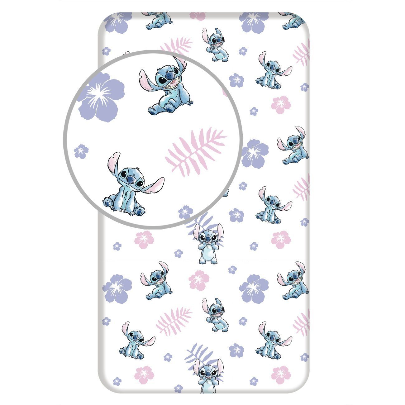 Lilo & Stitch Spannbettlaken Lilo and Stitch Spannbettlaken Größe: 90 x 200 günstig online kaufen