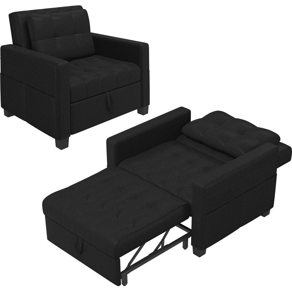 Yaheetech Loungesessel Einzelsofa, Klappbarer Relaxsessel Schlafsofa günstig online kaufen