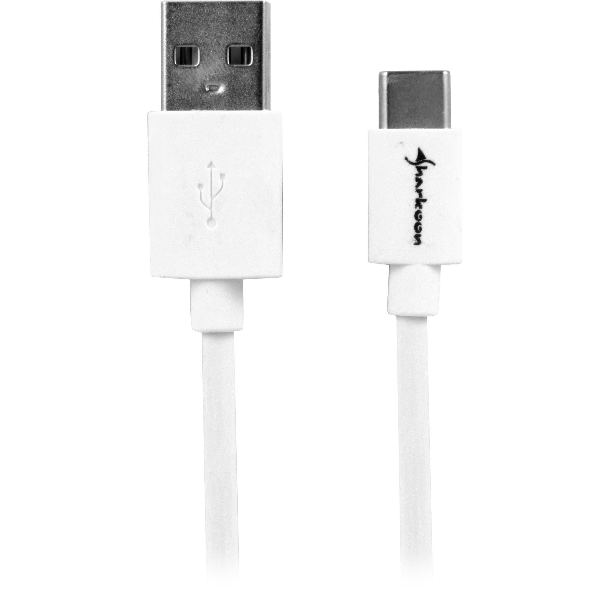 Sharkoon Sharkoon USB 2.0 Kabel, USB-A Stecker > USB-C Computer-Kabel