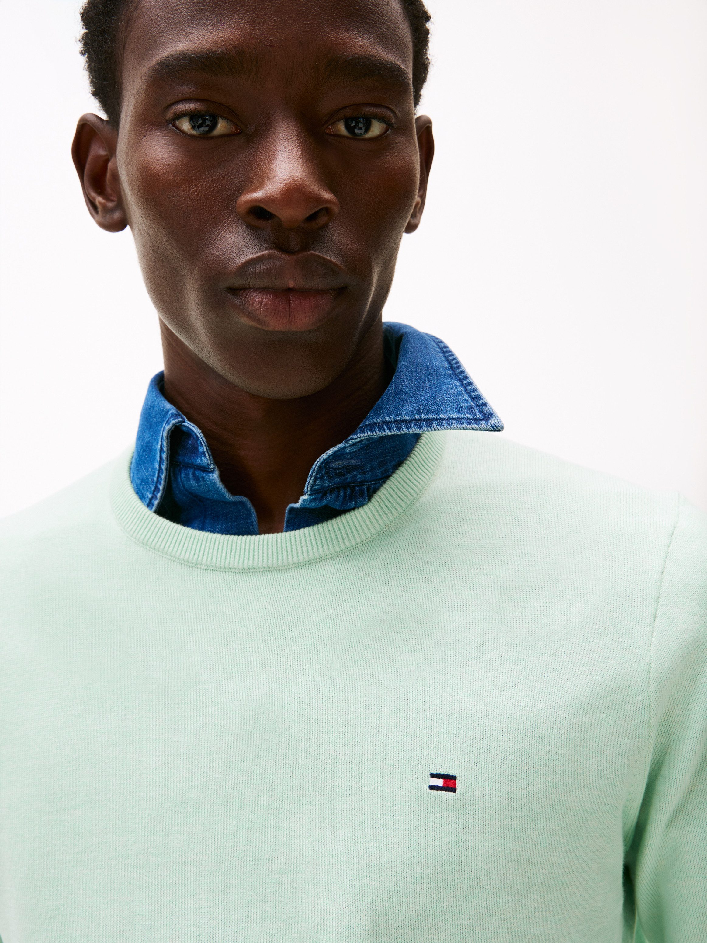 Tommy Hilfiger Rundhalspullover ESSENTIAL COTTON CREW NECK Crewneck Regular günstig online kaufen
