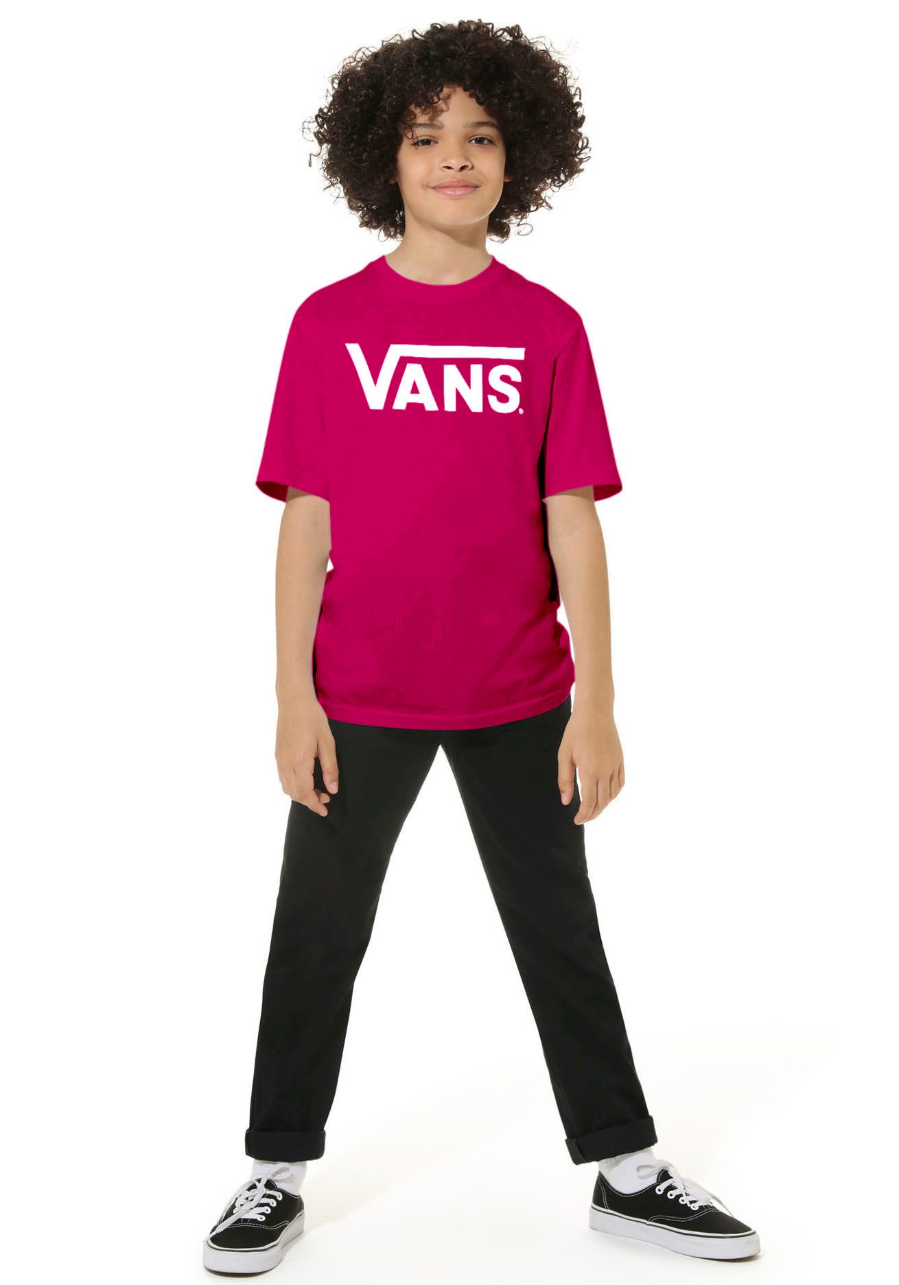 Vans T-Shirt BYVANSCLASSICBOYS für Kinder, Kurzarm-Design, aus Baumwolle