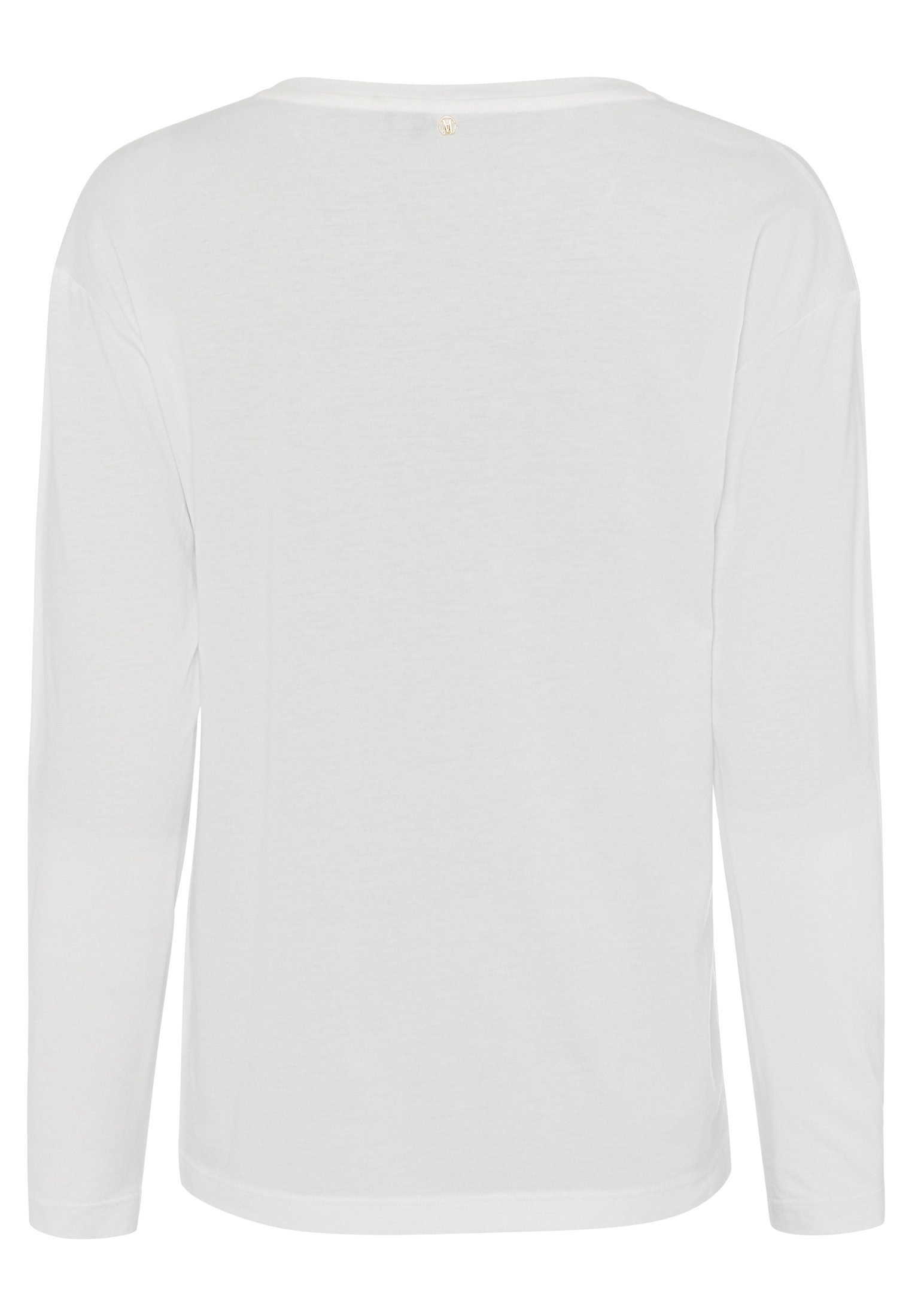 MARC AUREL Langarmshirt mit Strass-Logo günstig online kaufen